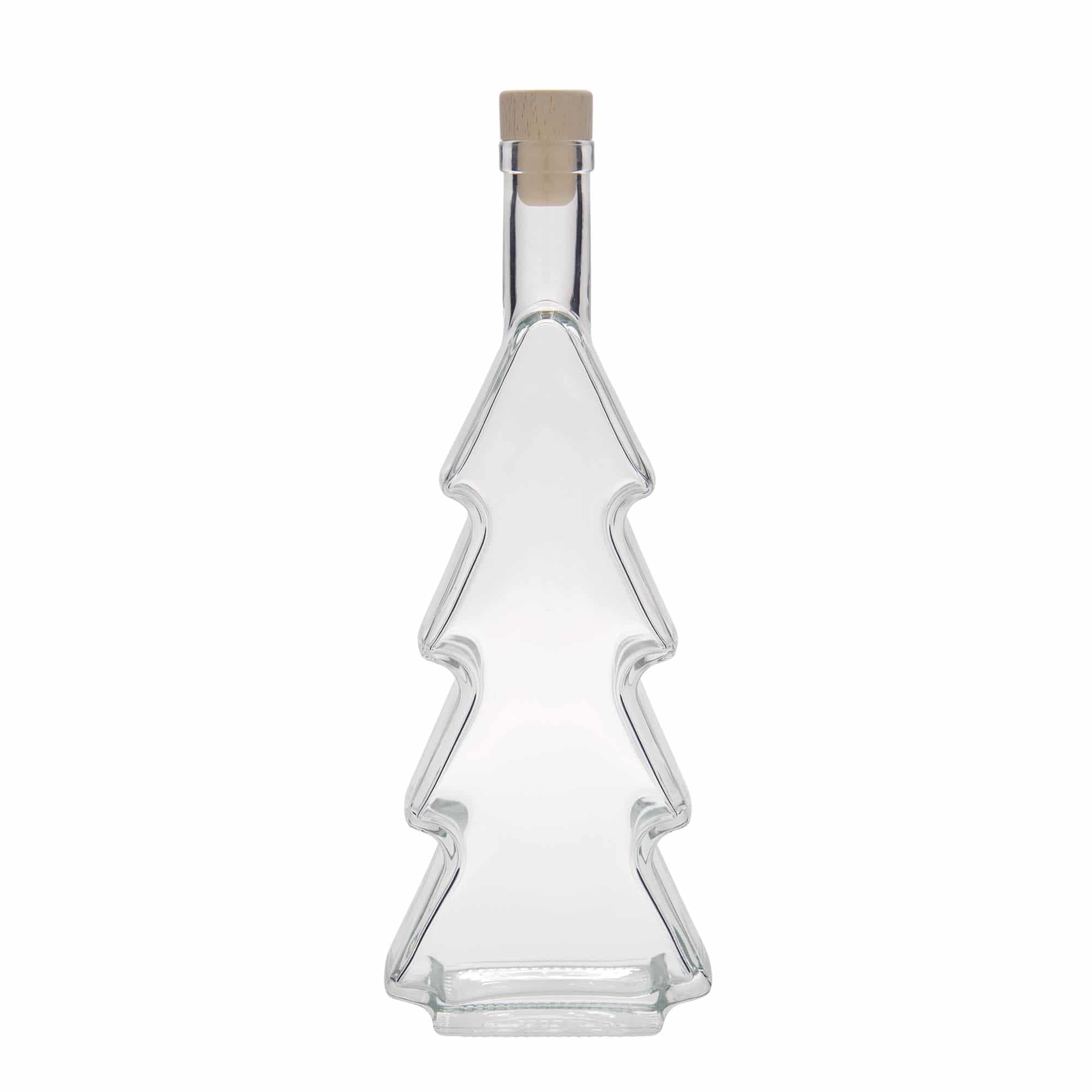 500 ml glass bottle 'Christmas tree', opening: cork