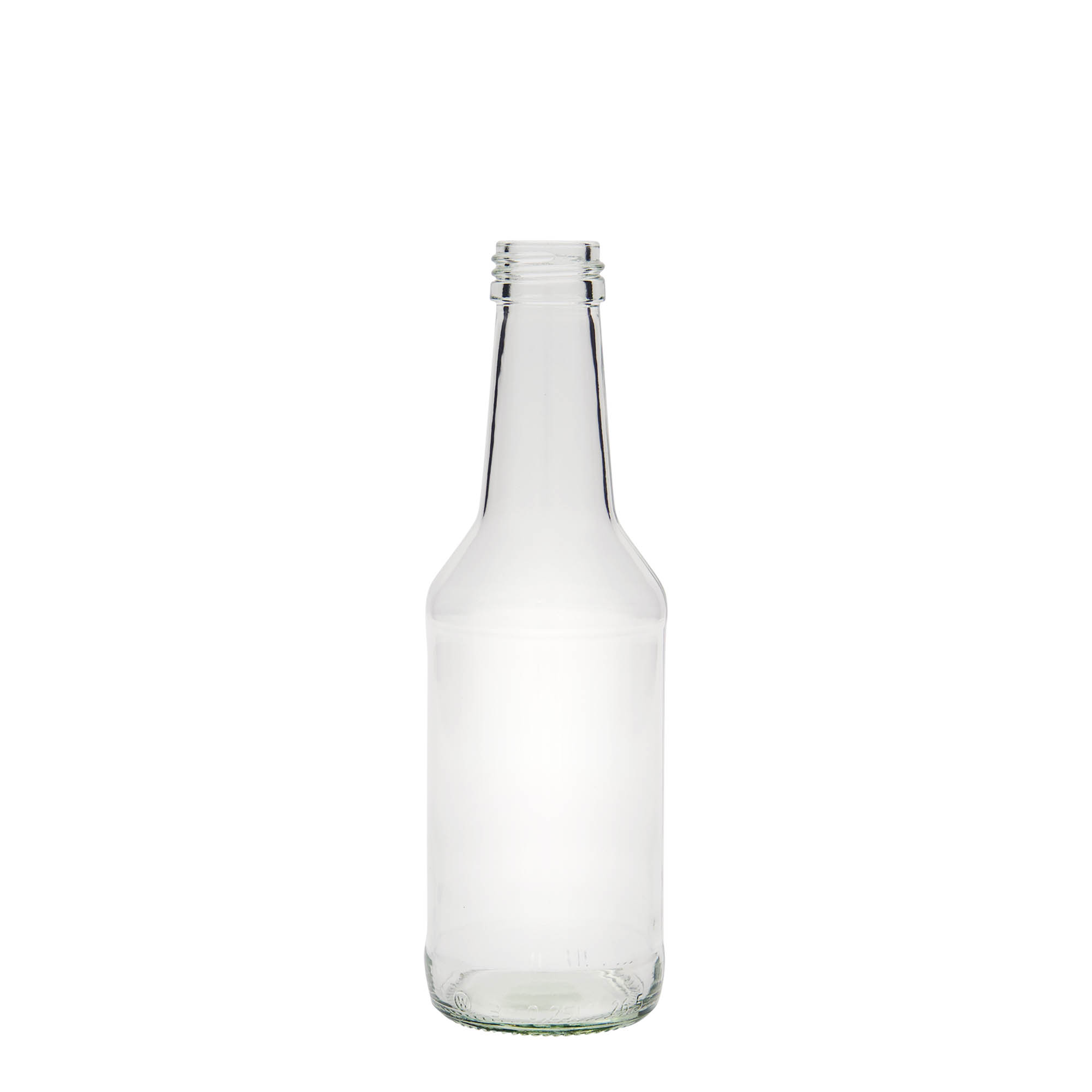 250 ml glass bottle ‘Nils’, opening: PP 28