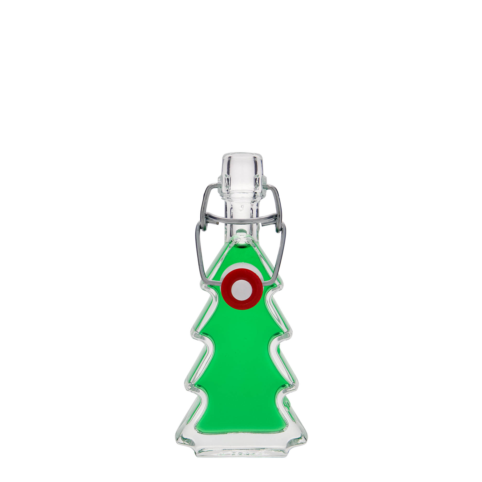 40 ml glass bottle ‘Christmas tree’, opening: swing top closure