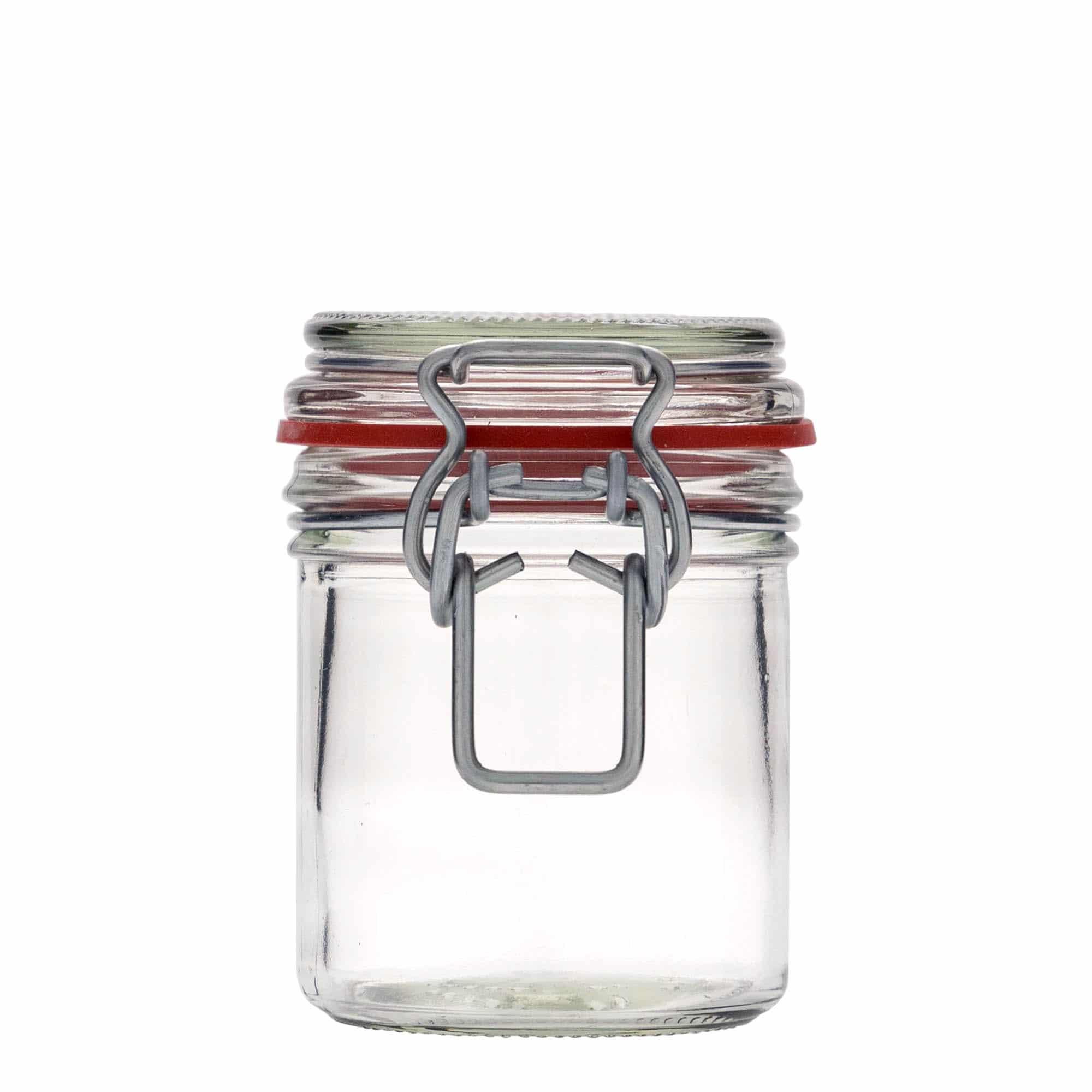 167 ml clip top jar, closure: clip top