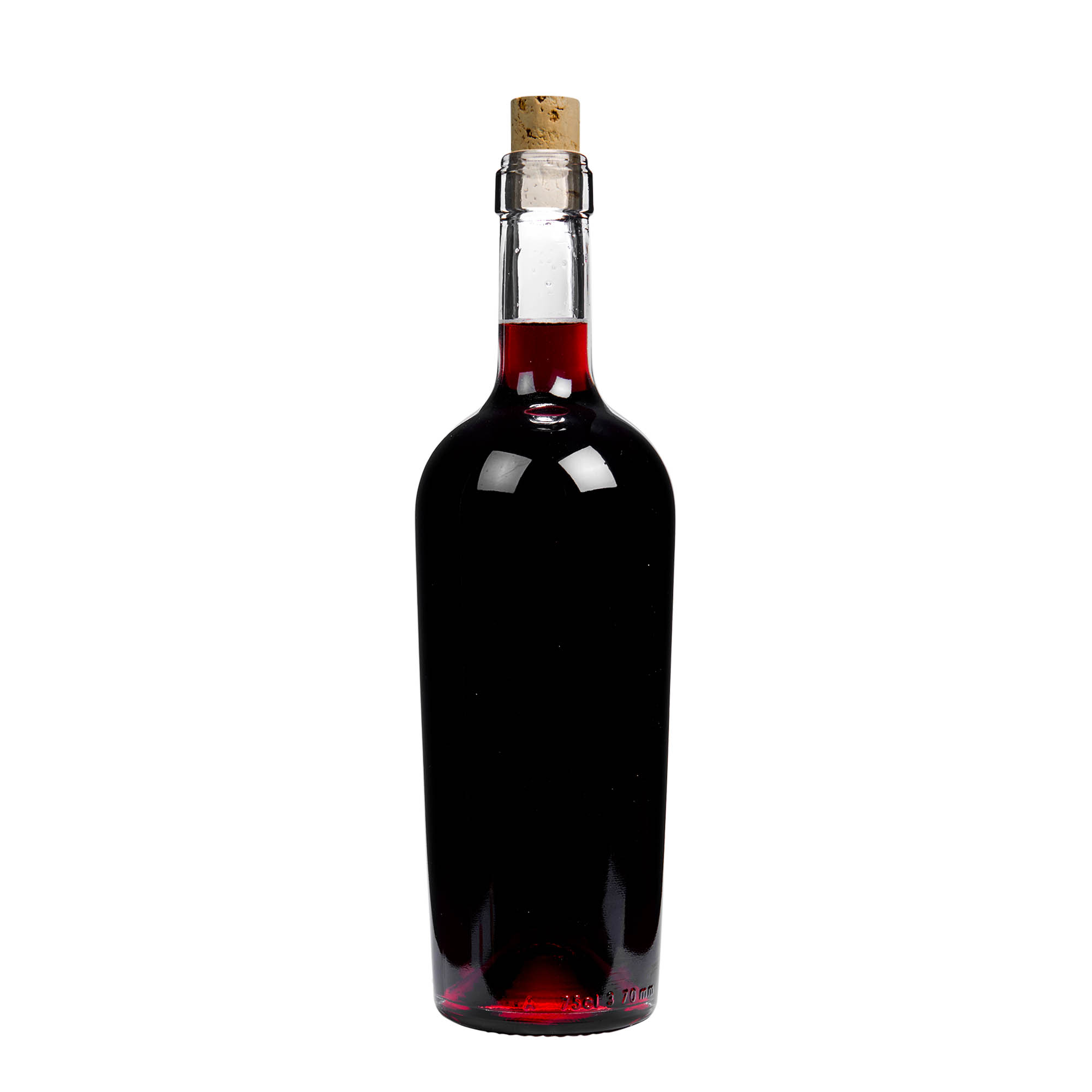 750 ml wine bottle ‘Imperiale’, neck: cork
