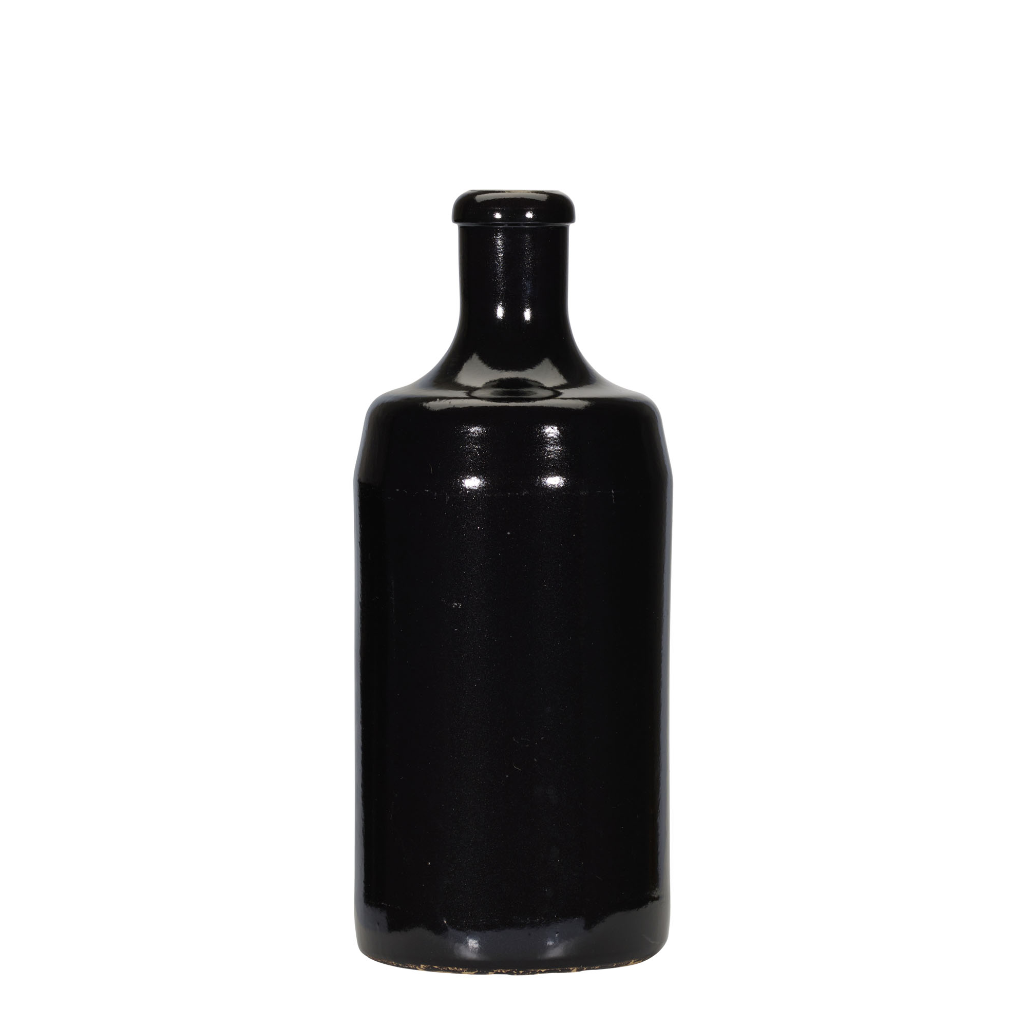 700 ml Earthenware Jug 'Calvados, Stoneware, black, Mouth: Cork
