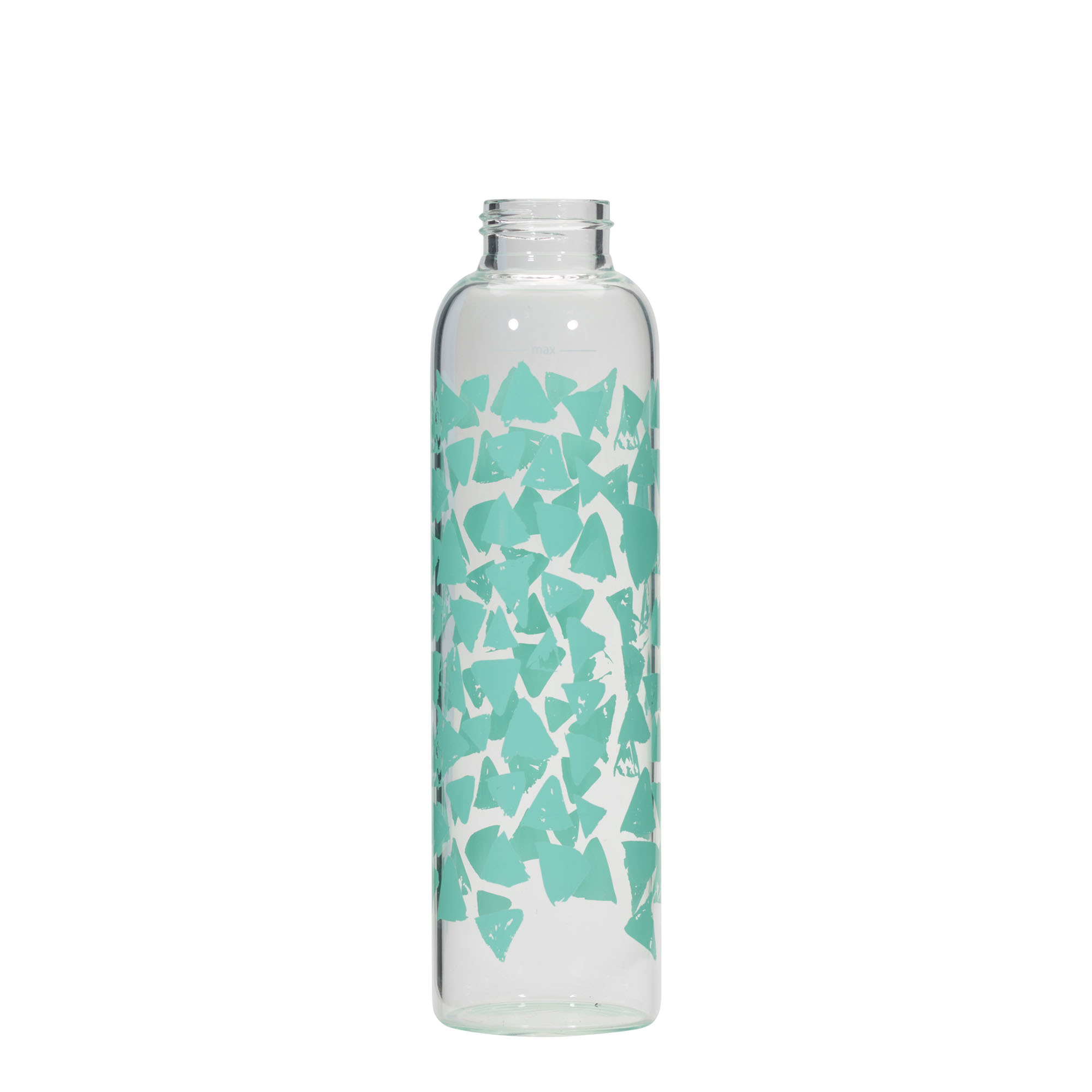 500 ml Drinking Bottle 'Perseus - Turquoise Triangles', Opening: Screw Cap 500 ml Drinking Bottle 'Perseus - Turquoise Triangles', Opening: Screw Cap