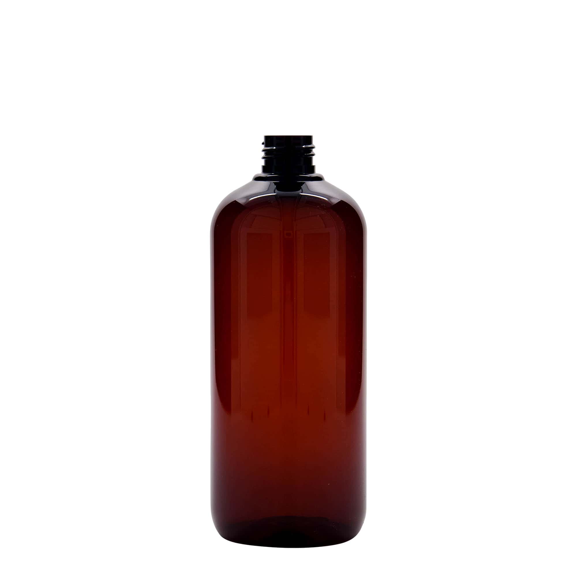 500 ml recycled plastic bottle ‘Victor's Best’, PCR, brown, neck: 24/410