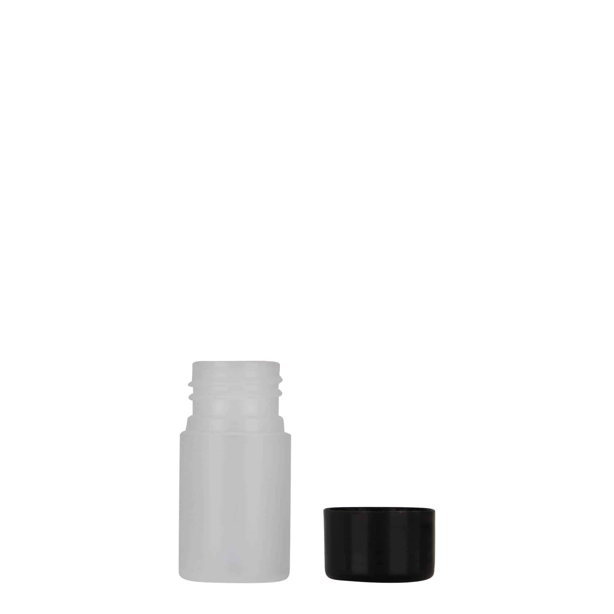15 ml plastic bottle 'Tuffy', HDPE, natural, opening: 24/410