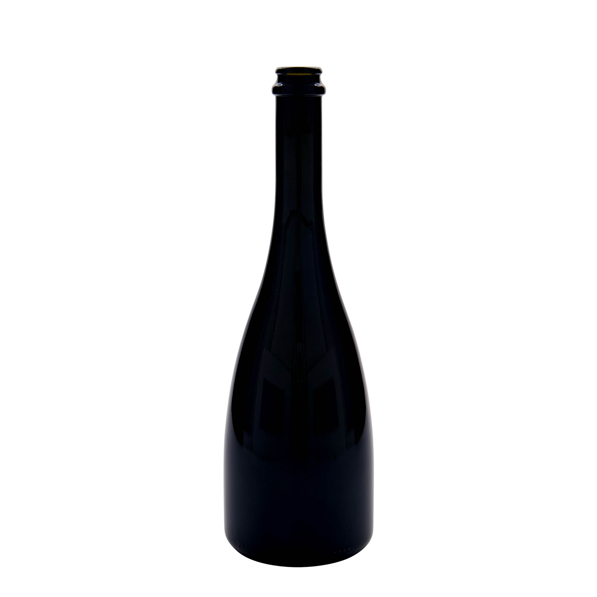 750 ml beer/champagne bottle 'Tosca', glass, antique green, mouth: crown cap 750 ml beer/champagne bottle 'Tosca', glass, antique green, mouth: crown cap