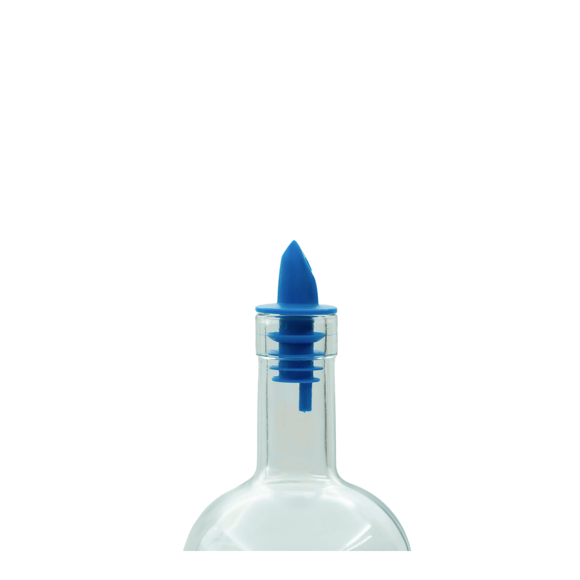 Jet pour spout, PE plastic, blue