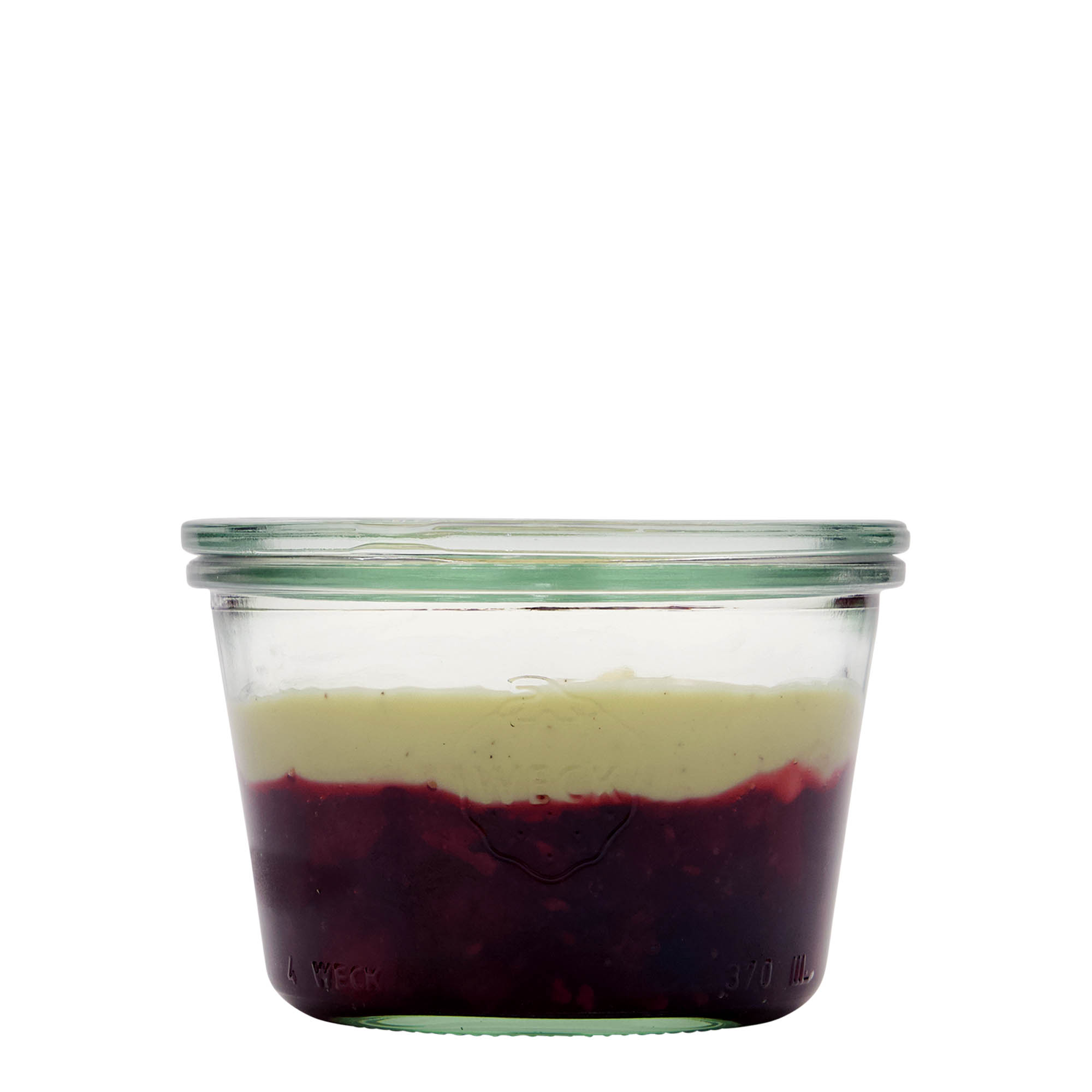 370 ml WECK inverted glass, opening: round rim