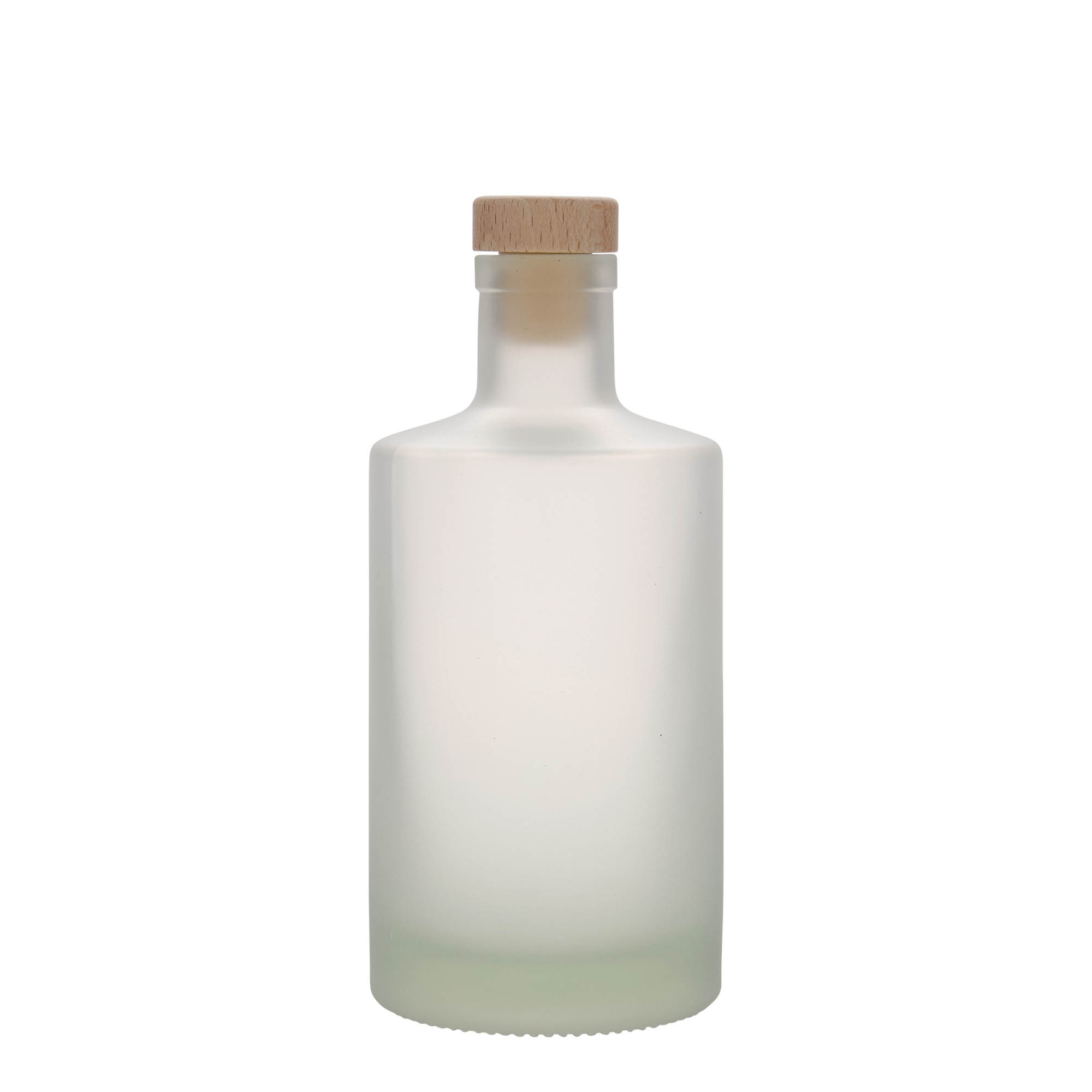 500 ml glass bottle 'Caroline', frosted, neck: cork 500 ml glass bottle 'Caroline', frosted, neck: cork