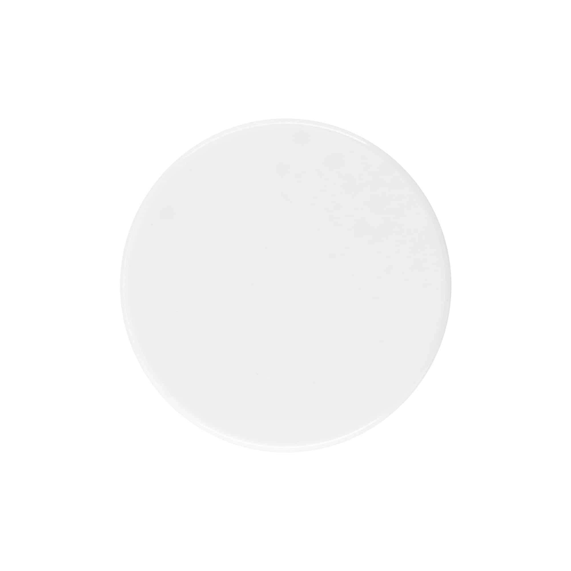 Screw cap for 50 ml 'Beauty', HPM plastic, white Screw cap for 50 ml 'Beauty', HPM plastic, white