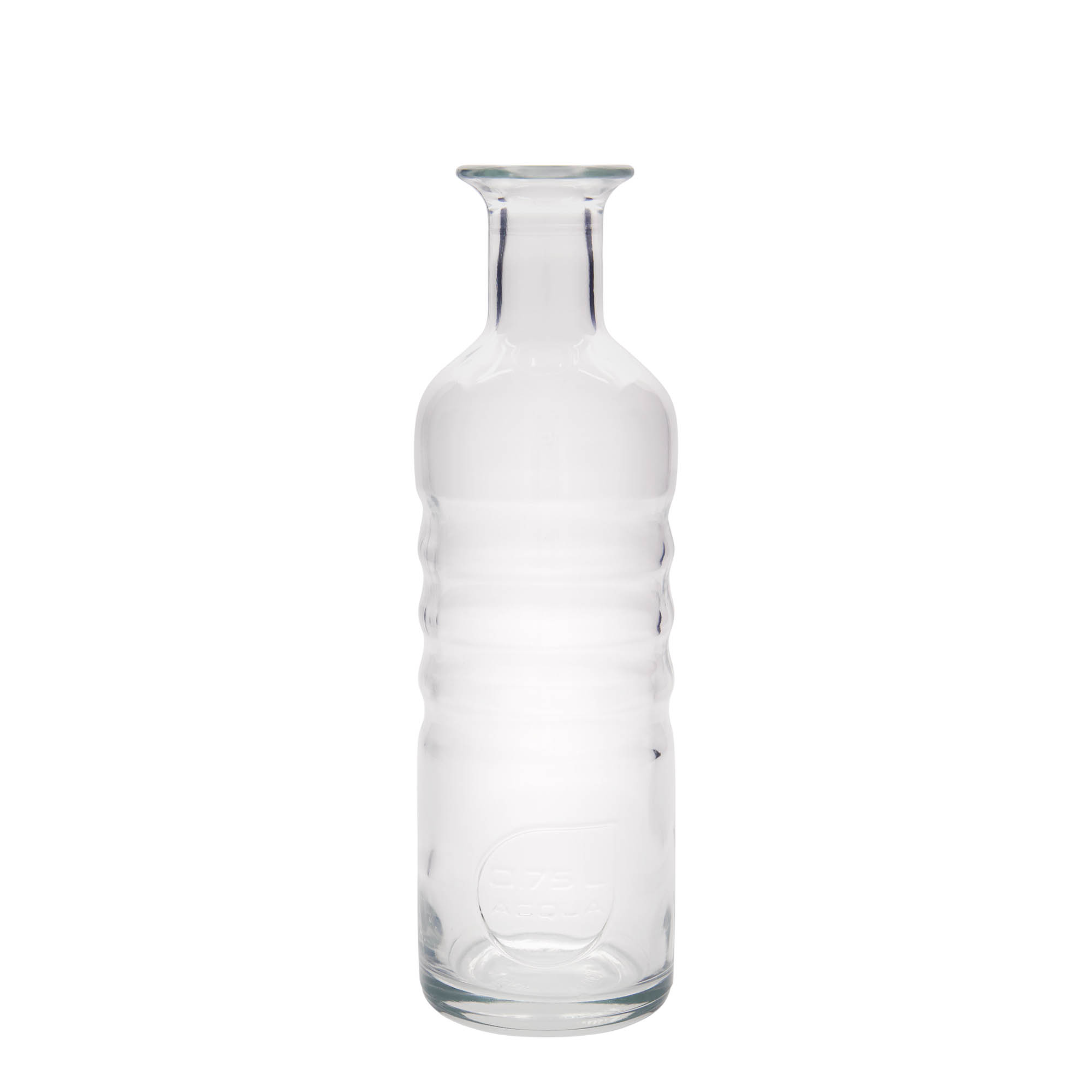 750 ml glass bottle ‘Optima Acqua’, mouth: cork