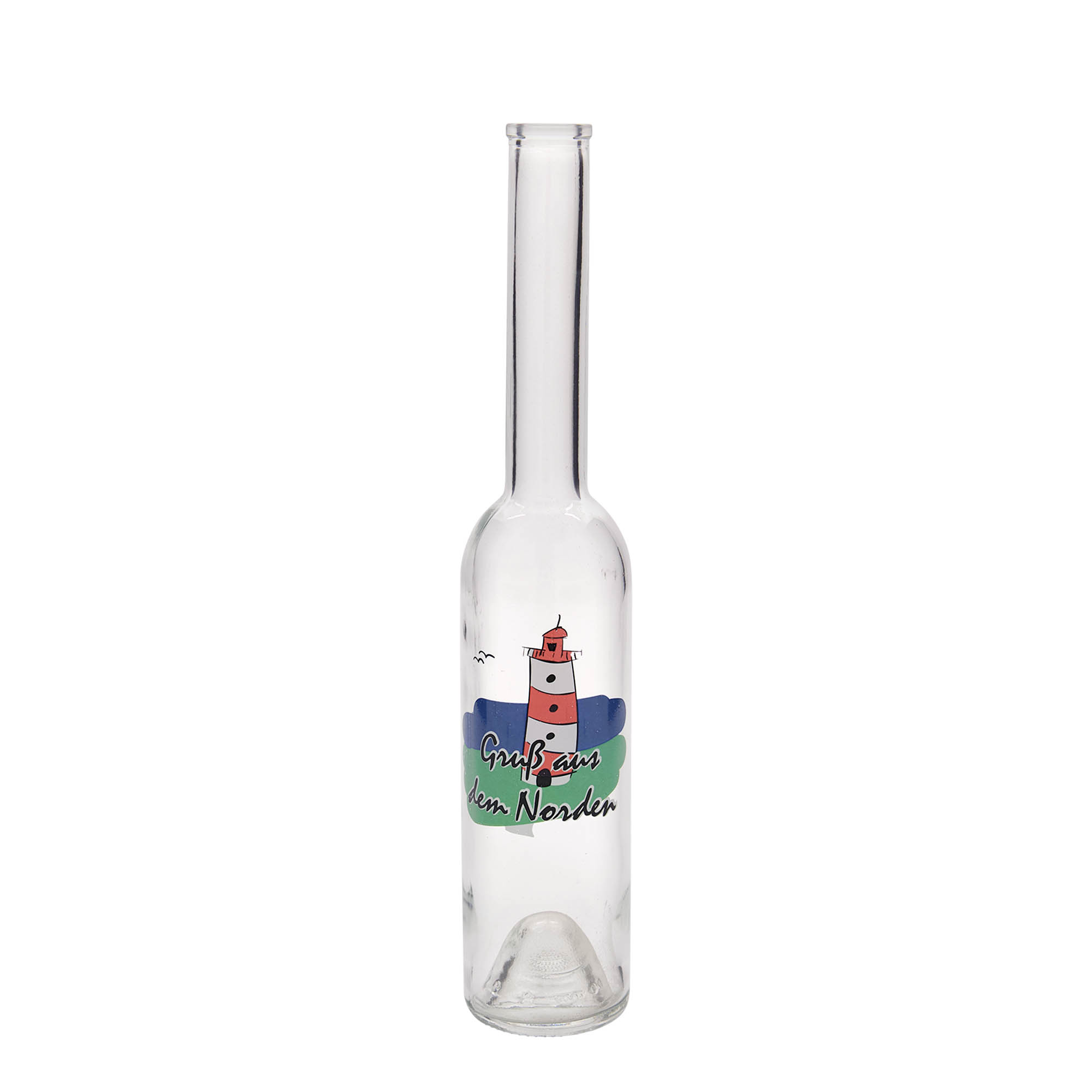 350 ml glass bottle 'Opera', design: North, opening: cork