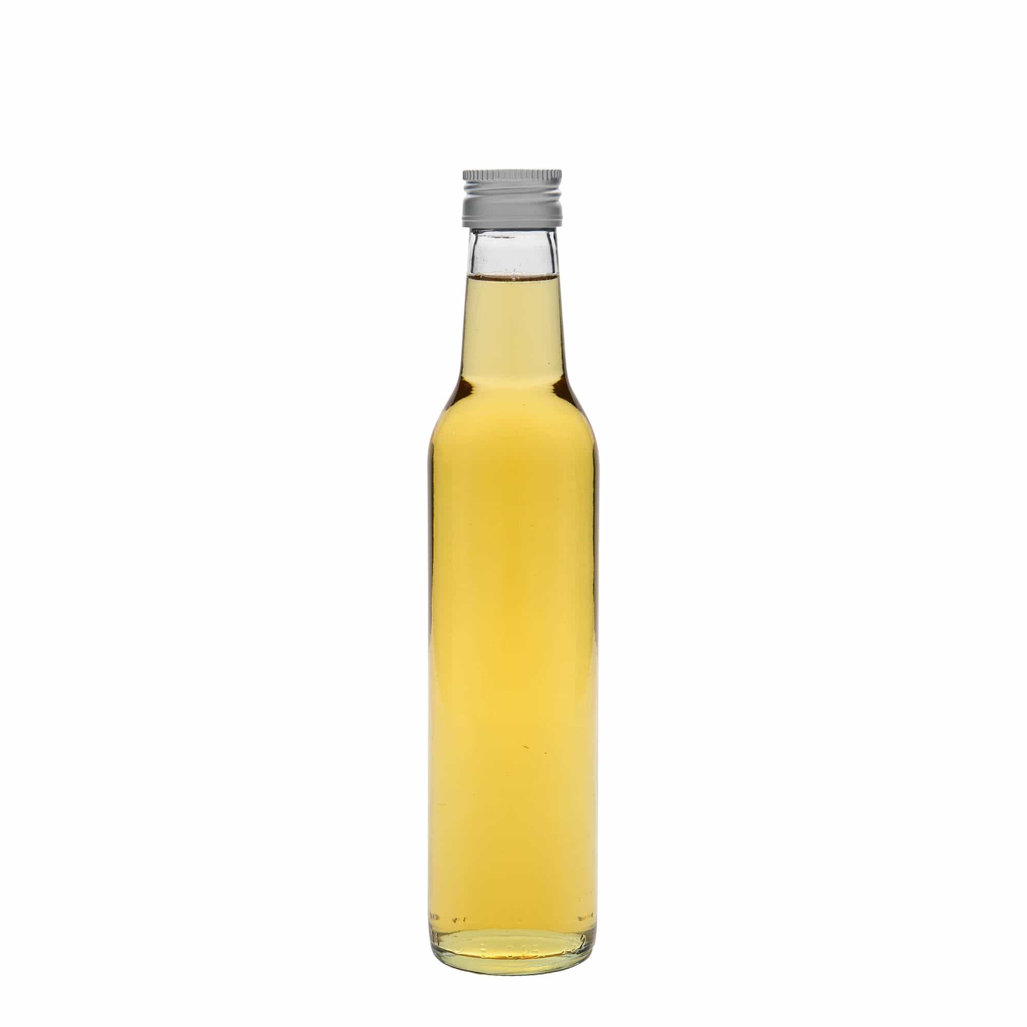 250 ml glass bottle 'Cilindrica', opening: PP 28