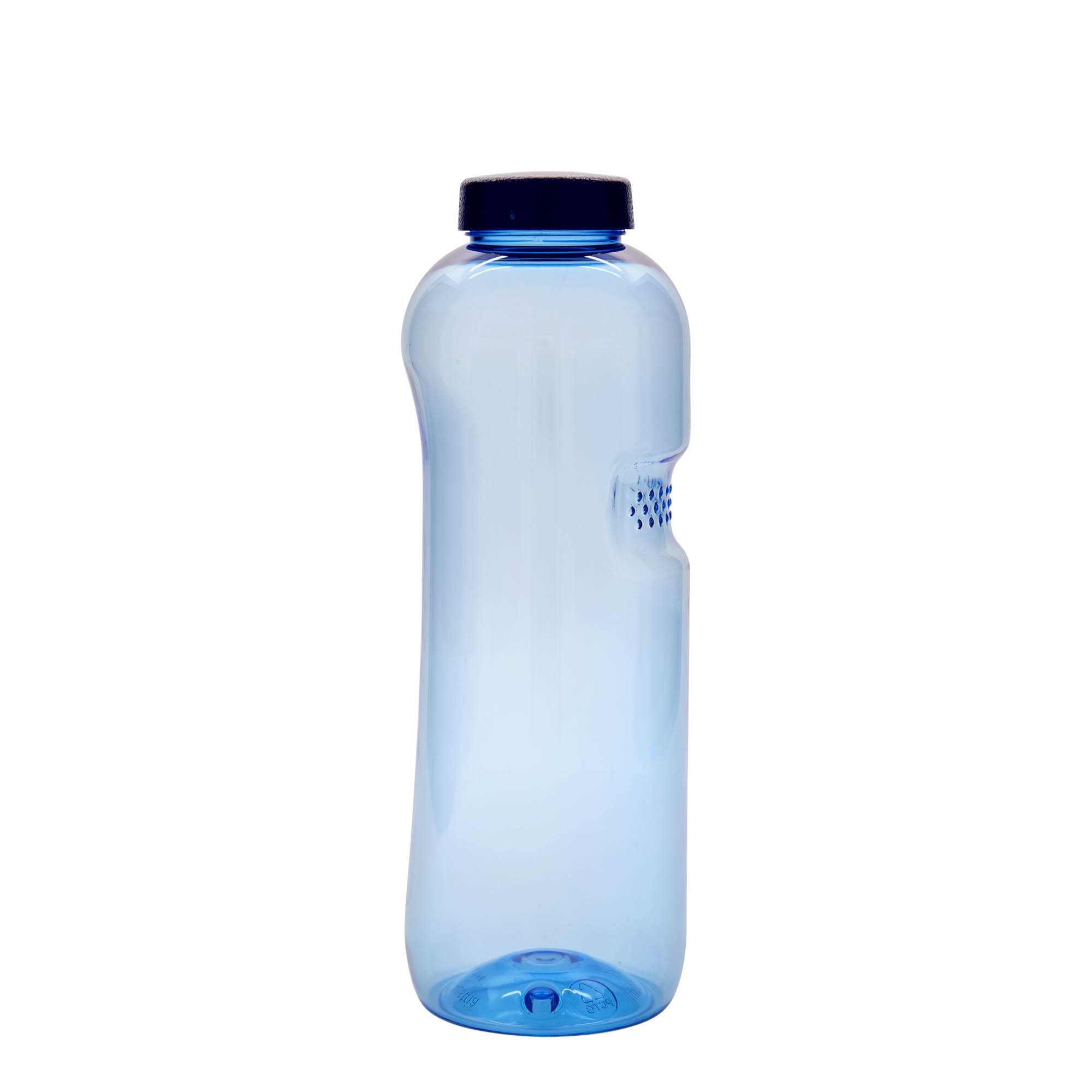 1,000 ml PET drinking bottle 'Kavodrink', plastic, blue 1,000 ml PET drinking bottle 'Kavodrink', plastic, blue