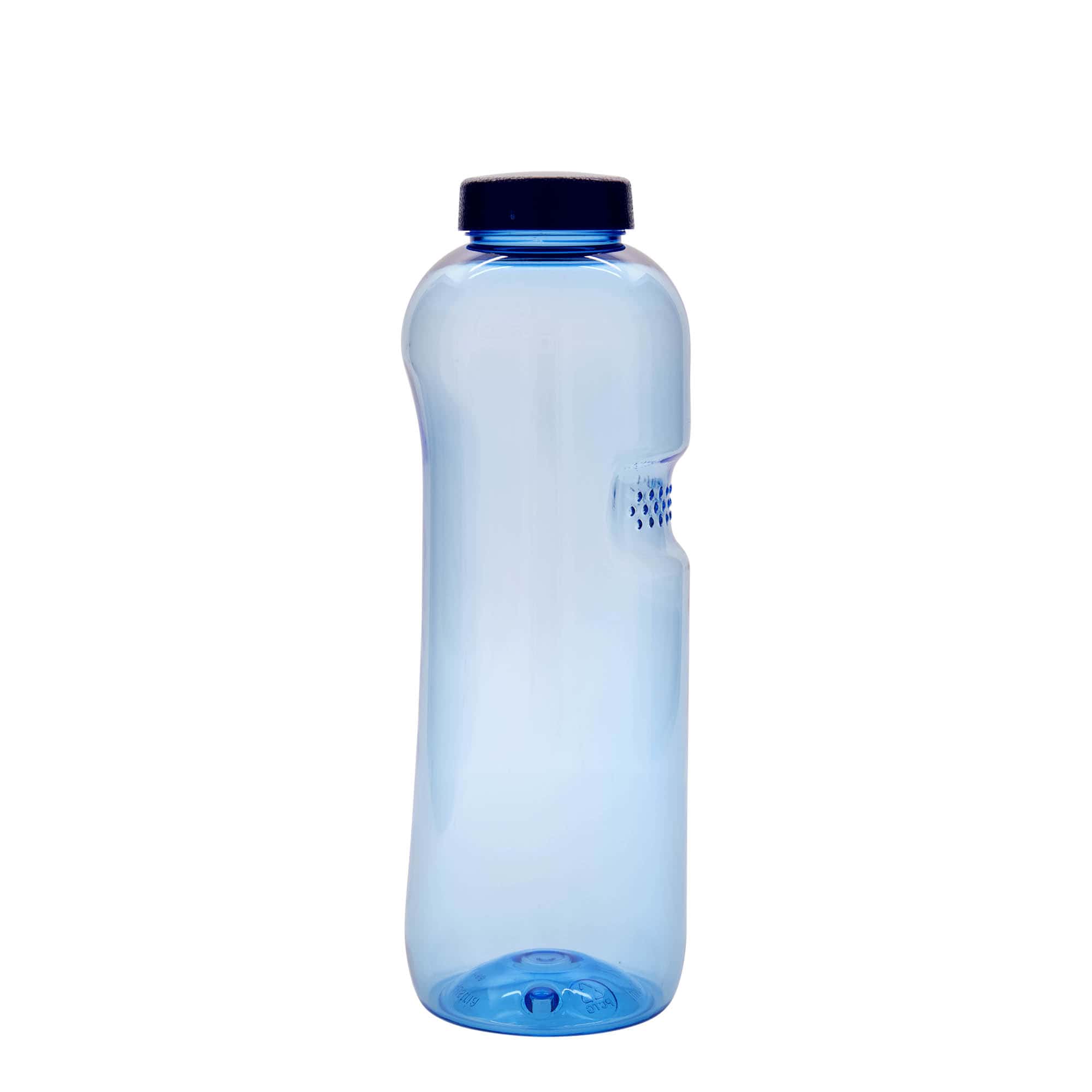 1,000 ml PET drinking bottle 'Kavodrink', plastic, blue