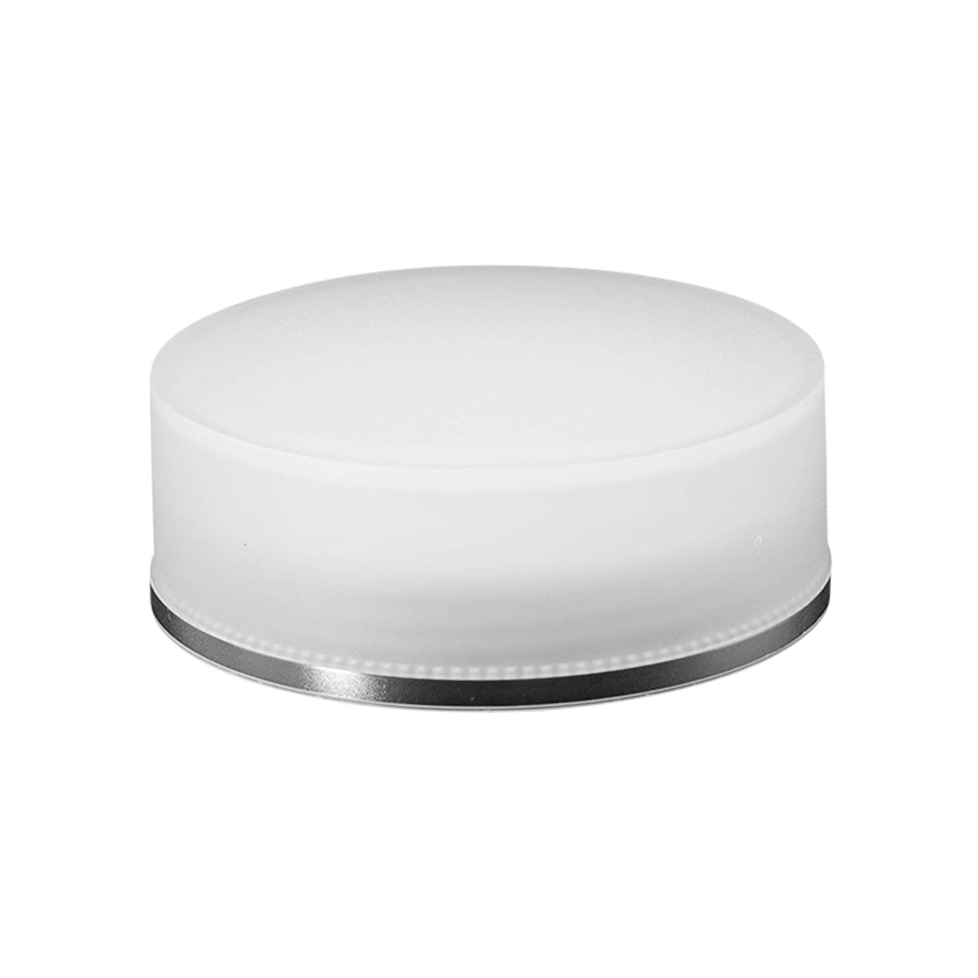 Screw cap ‘Clear/Platinum Edition’, PP plastic, white, for opening: 53/2P