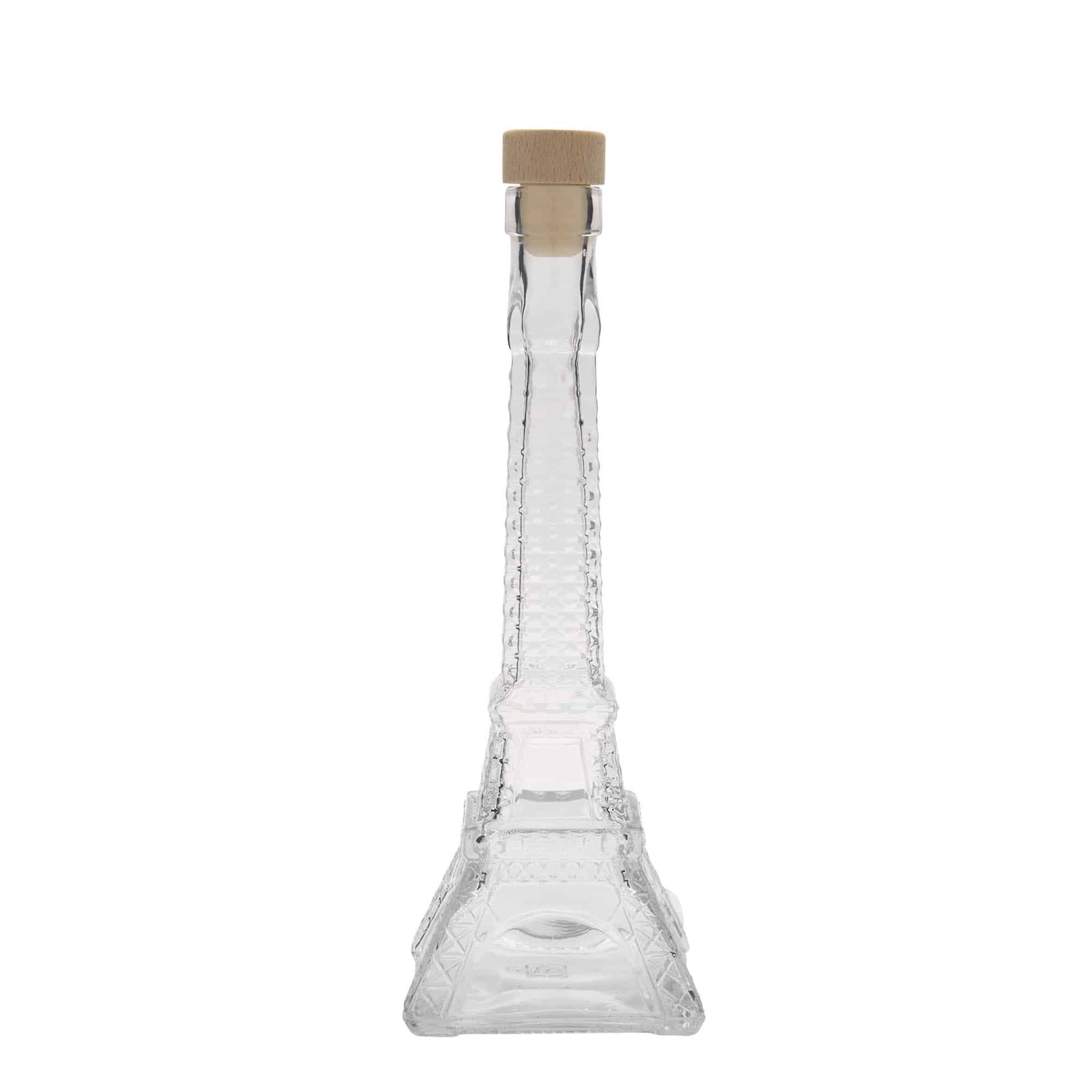 200 ml glass bottle 'Eiffel Tower', opening: cork