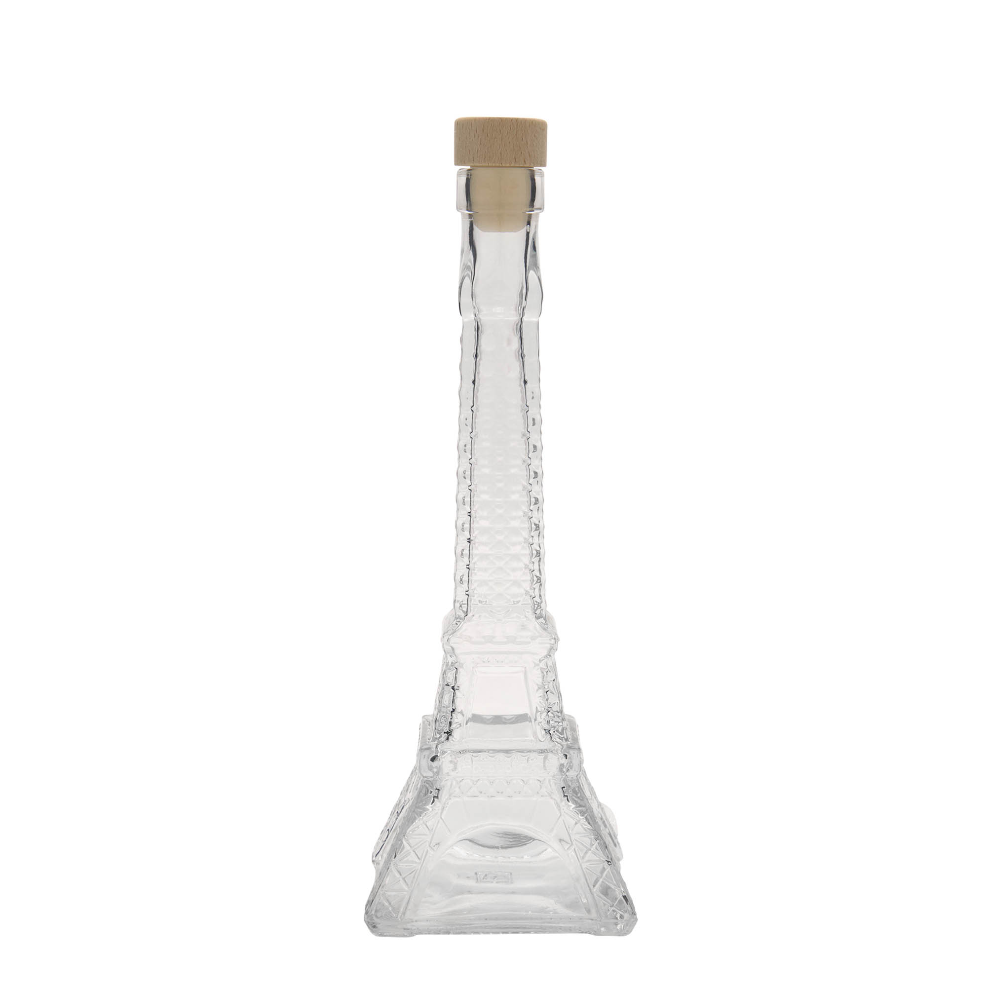 200 ml glass bottle ‘Eiffel Tower’, opening: cork