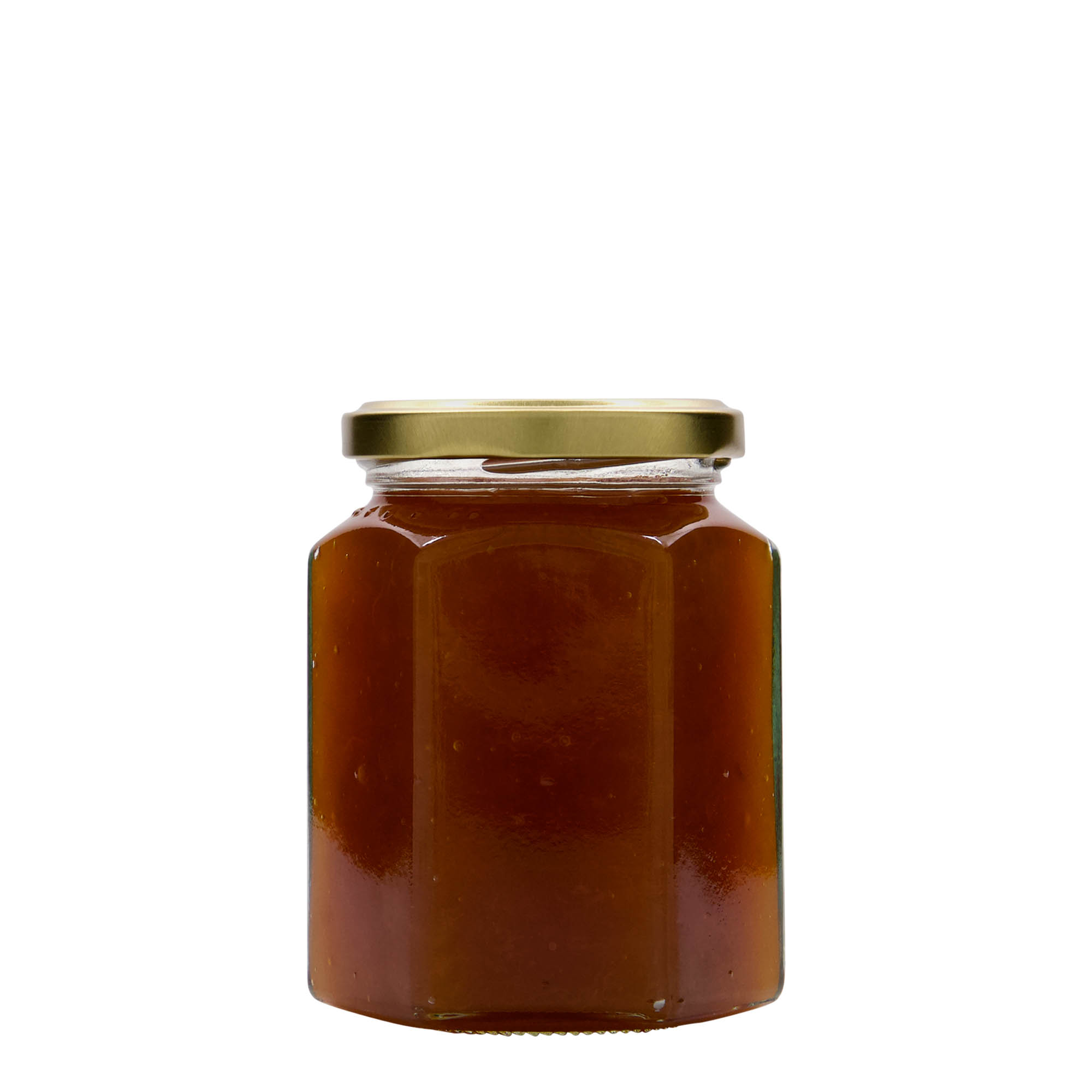 288 ml hexagonal glass, opening: twist-off (TO 63) 288 ml hexagonal glass, opening: twist-off (TO 63)