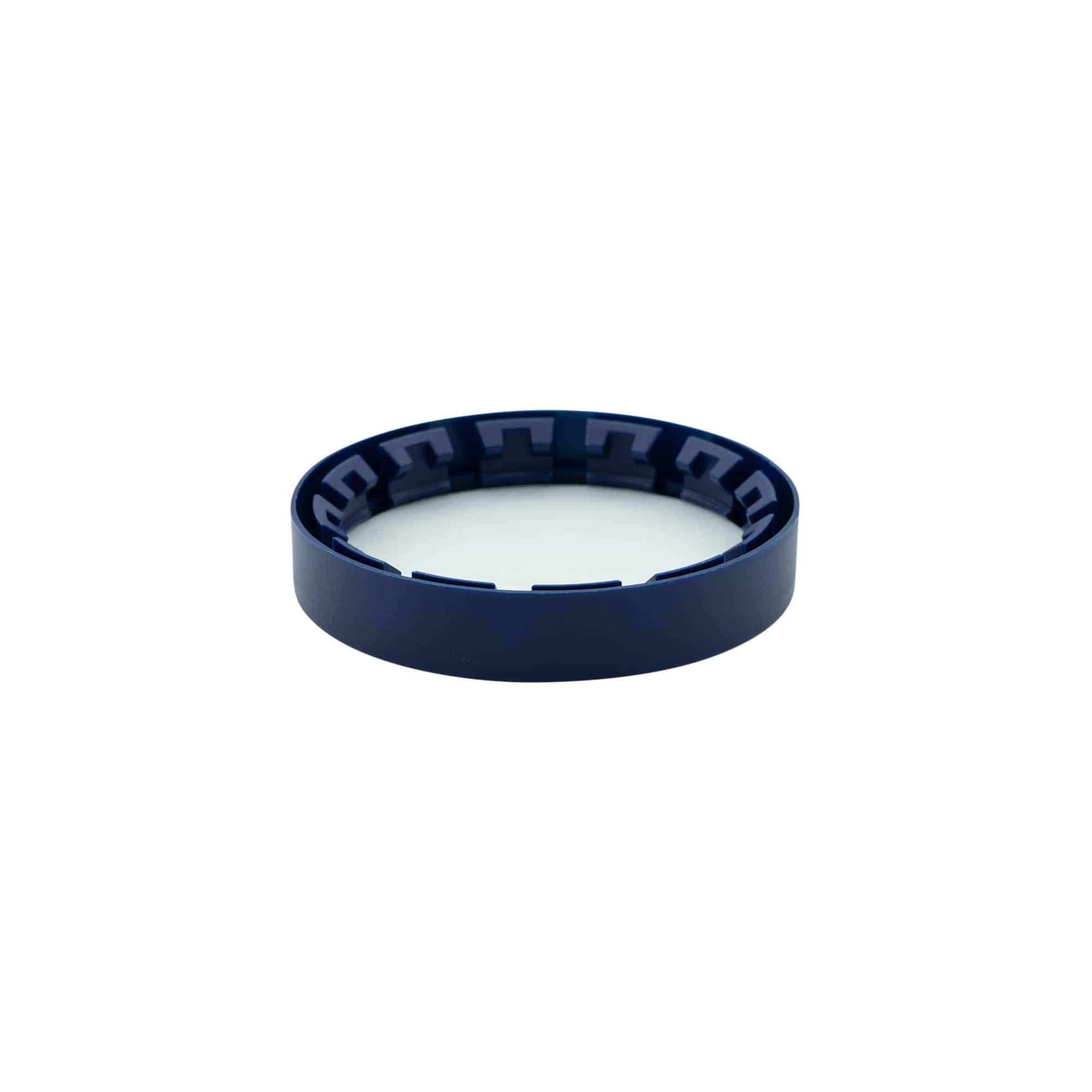 Slip lid for standard ceramic pot, HDPE plastic, blue