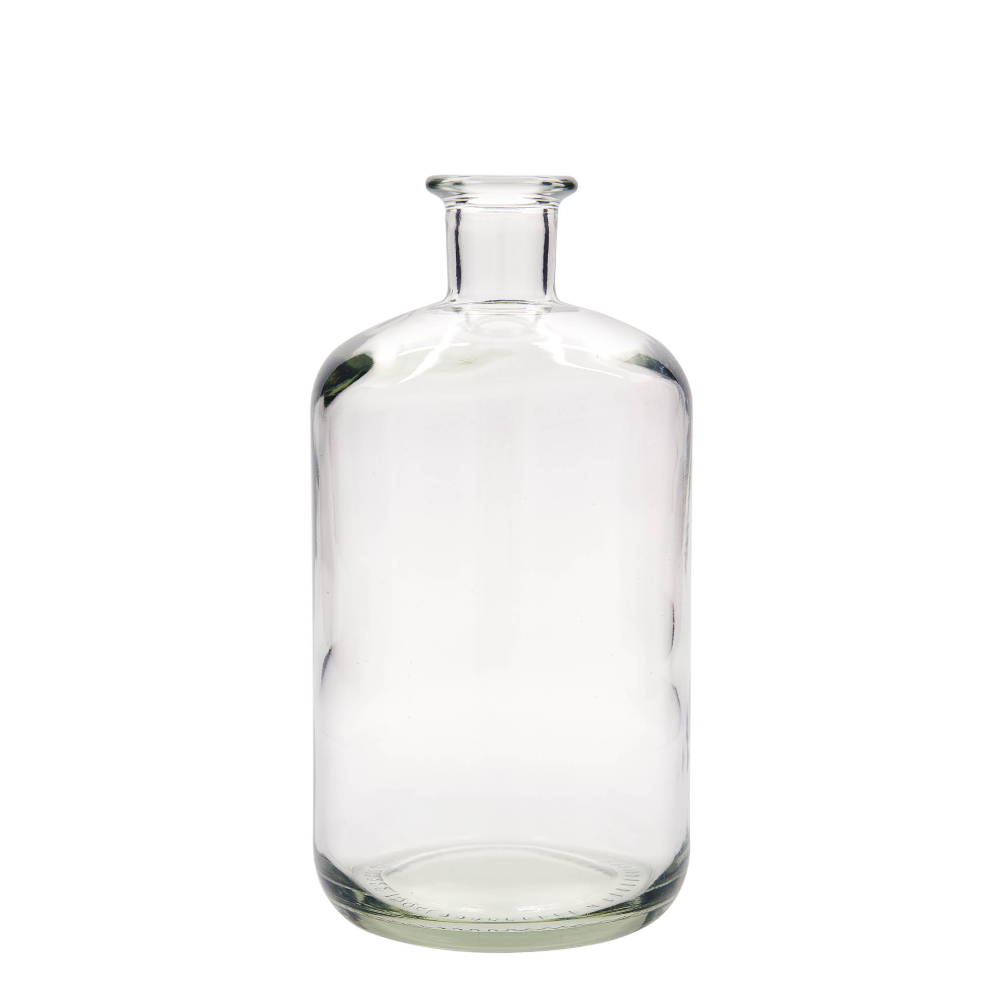 1,500 ml glass bottle apothecary, opening: cork