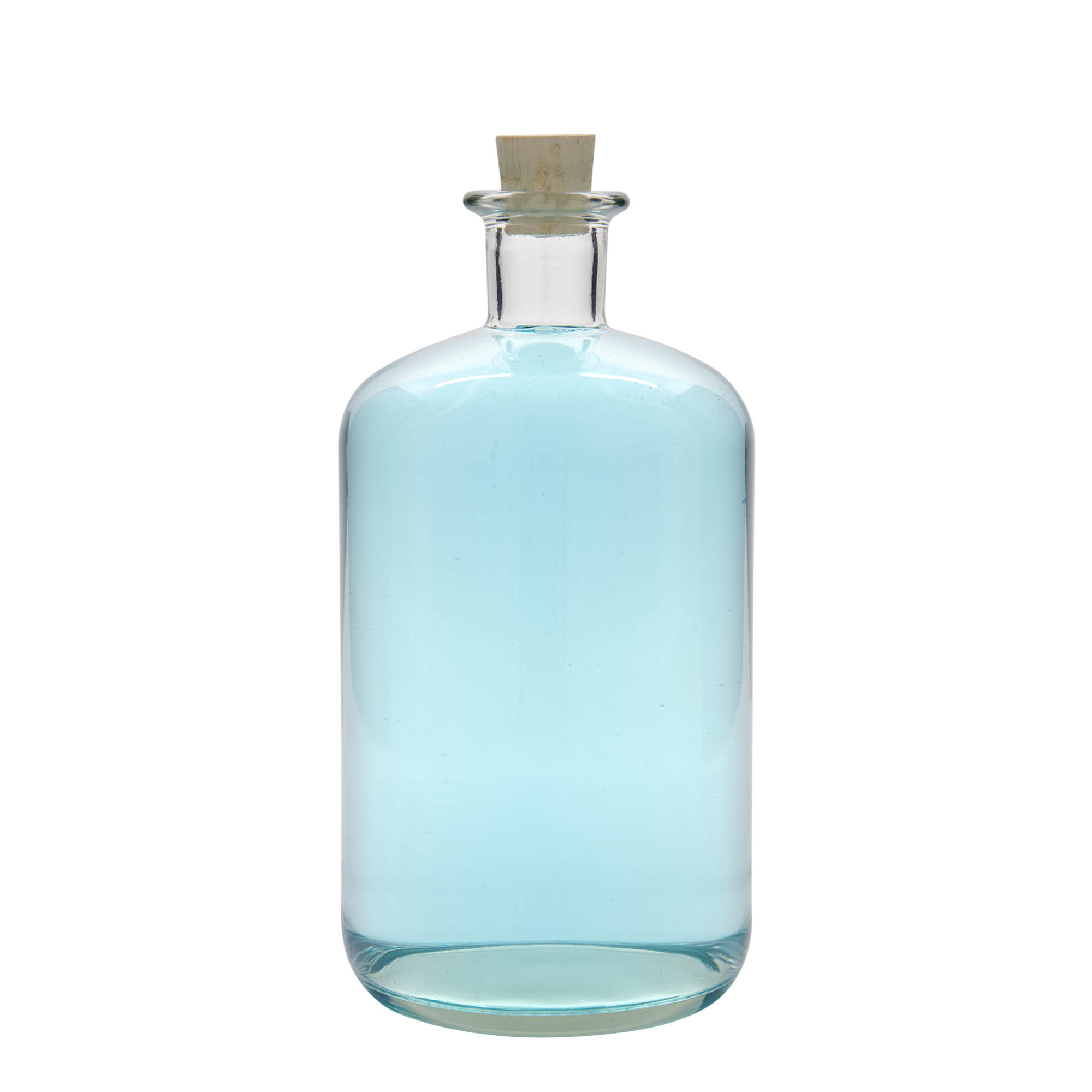 1,500 ml glass bottle apothecary, opening: cork 1,500 ml glass bottle apothecary, opening: cork