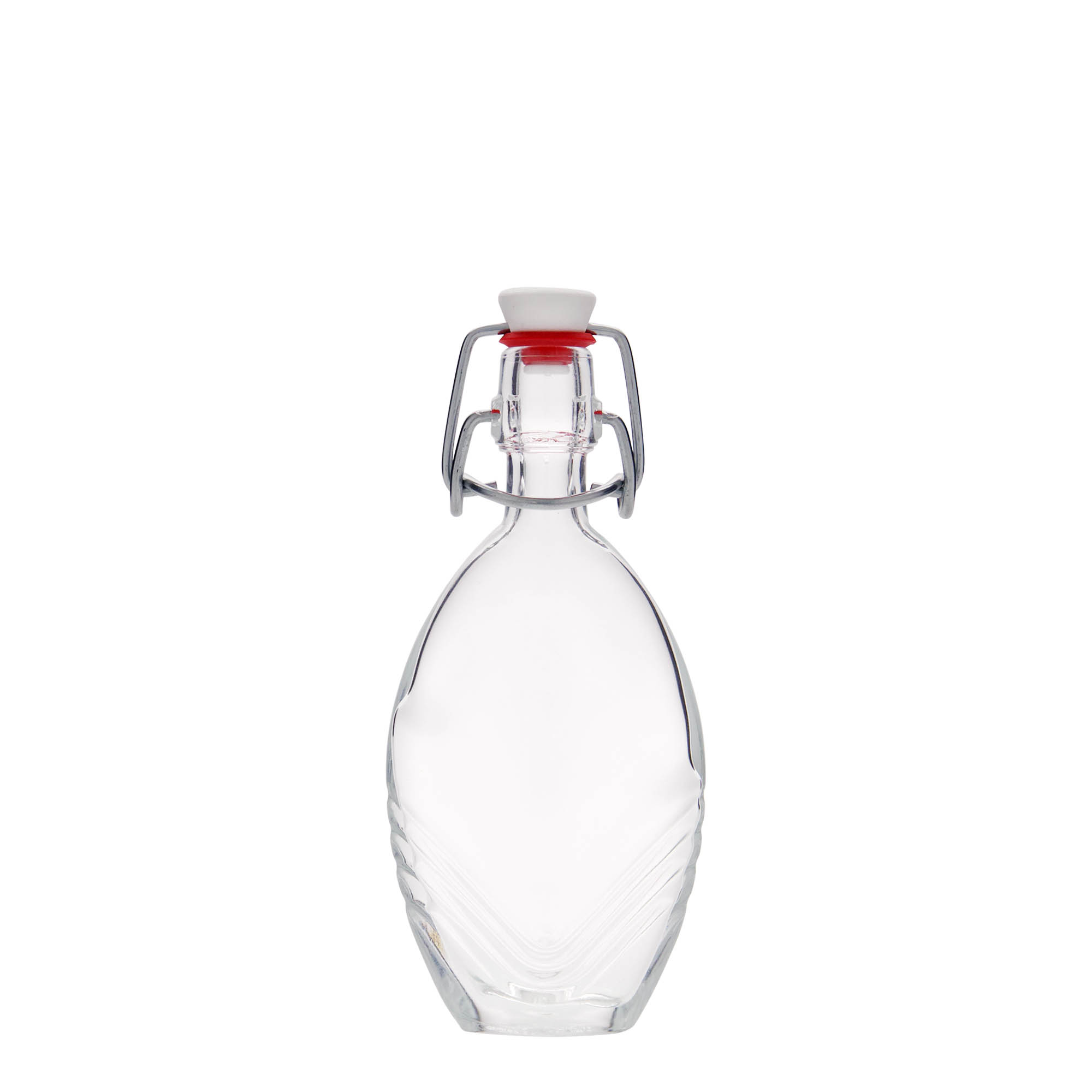 40 ml glass bottle ‘Florence’, oval, opening: swing top closure