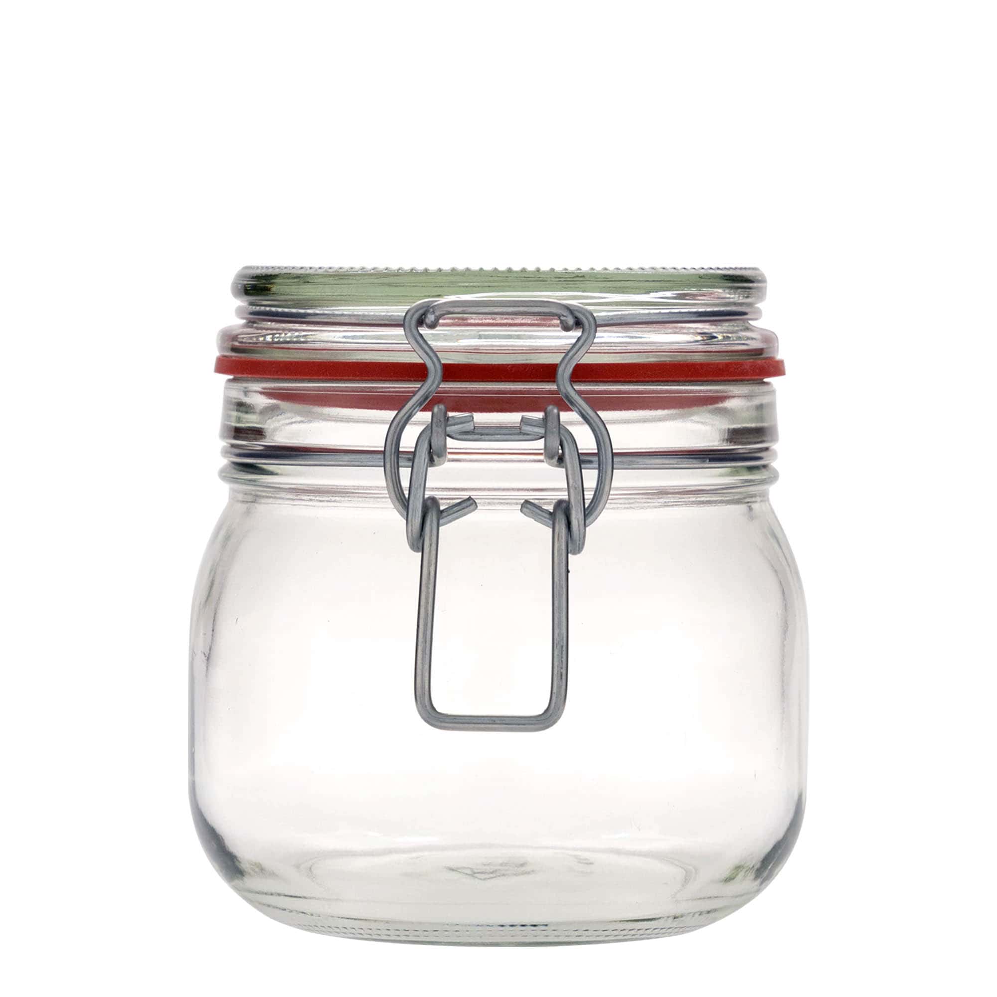 634 ml bulbous wire bail jar, opening: wire bail closure