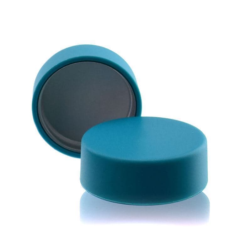 Screw cap, ABS plastic, turquoise, for opening: GPI 33/400