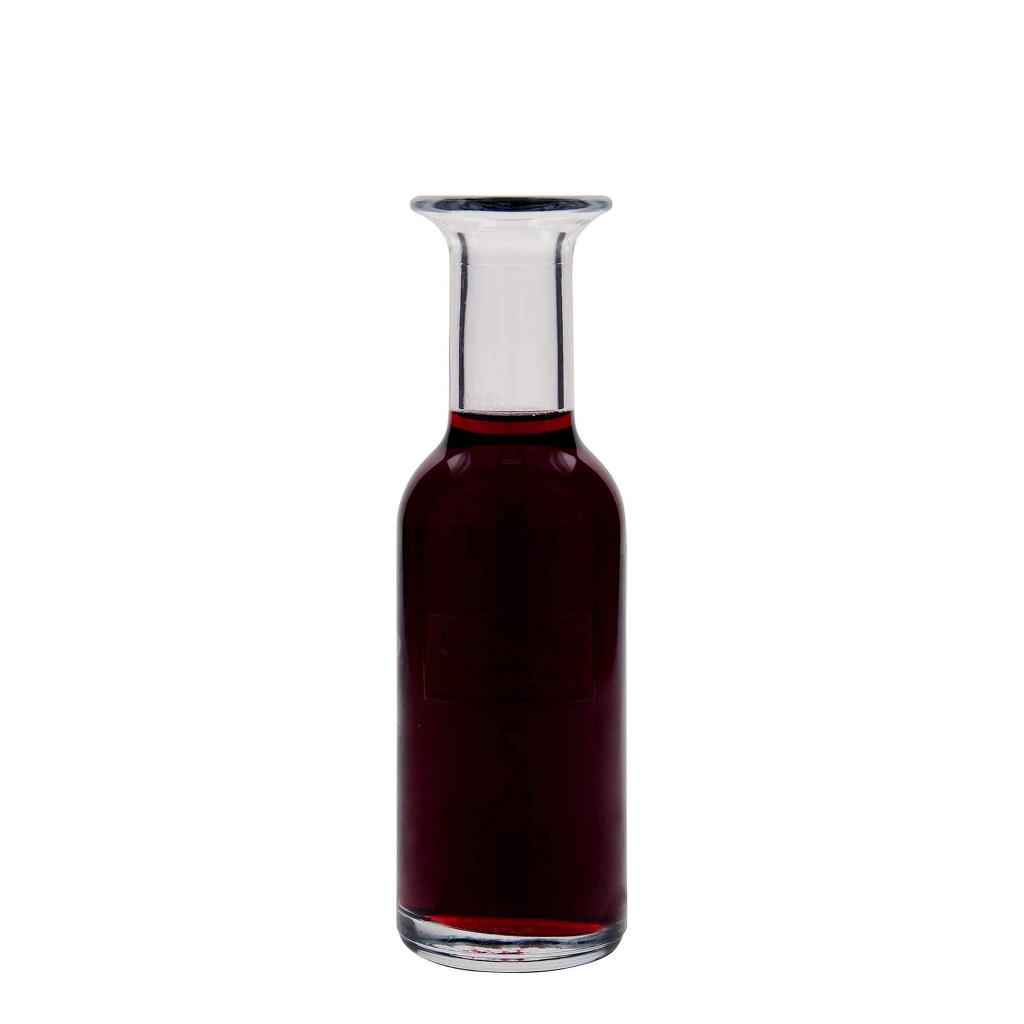 250 ml glass bottle ‘Optima Fine Wine’, opening: cork