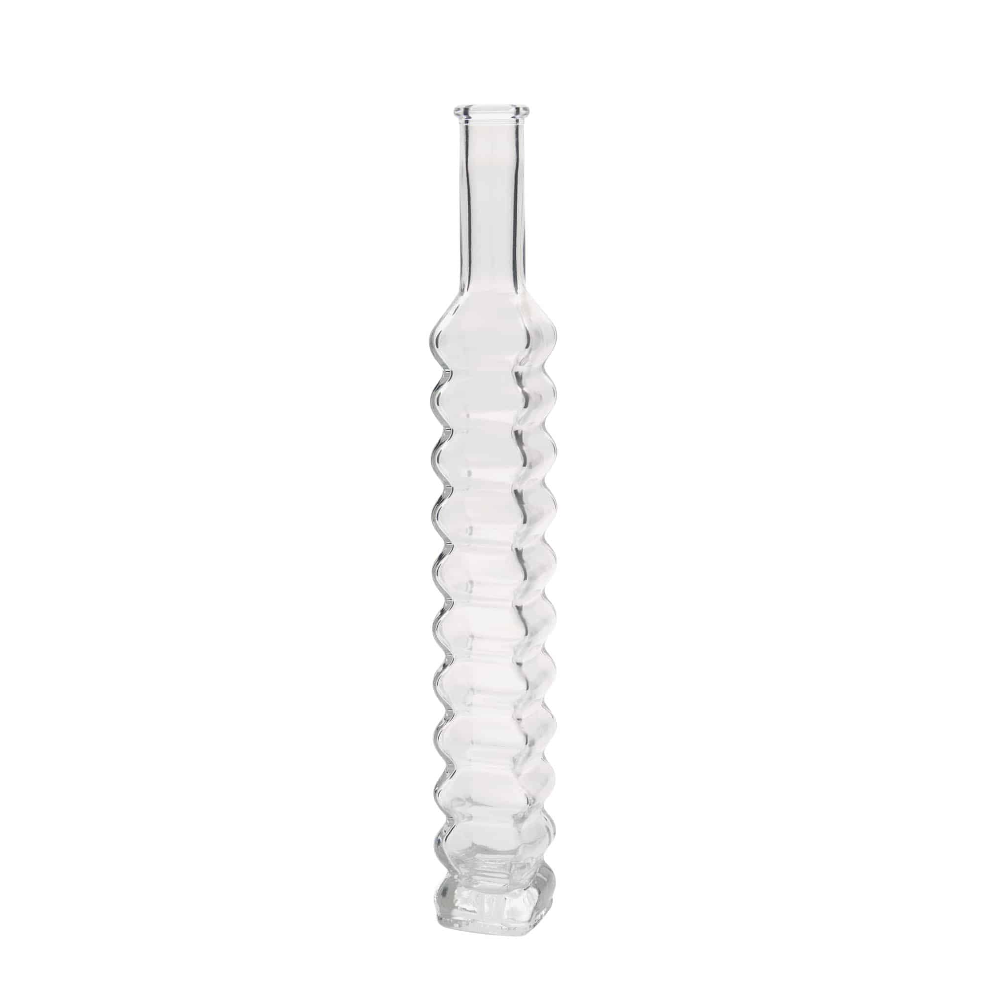 200 ml glass bottle ‘Roma, square, opening: cork’