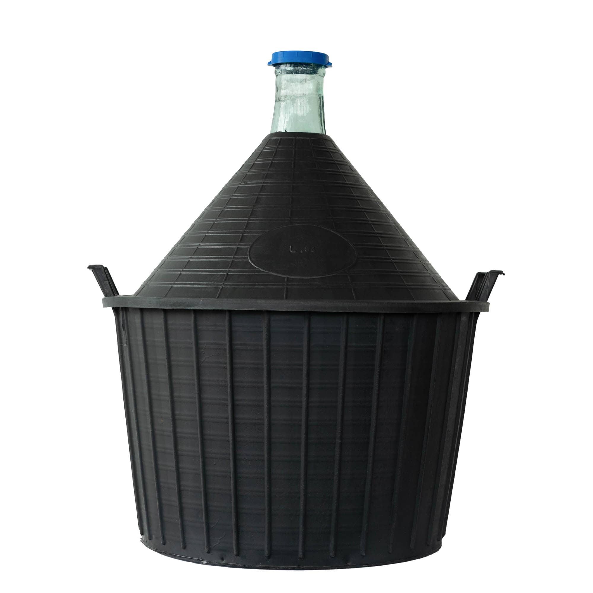54 l long-necked cylinder, glass, opening: slip lid