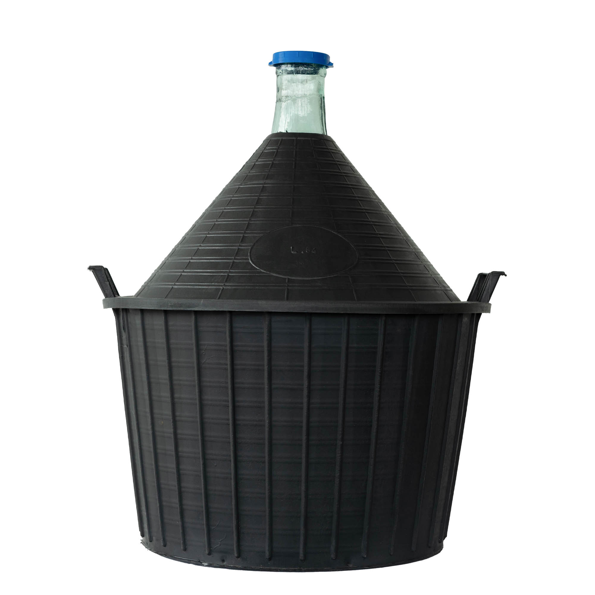 54 l long-necked cylinder, glass, opening: slip lid