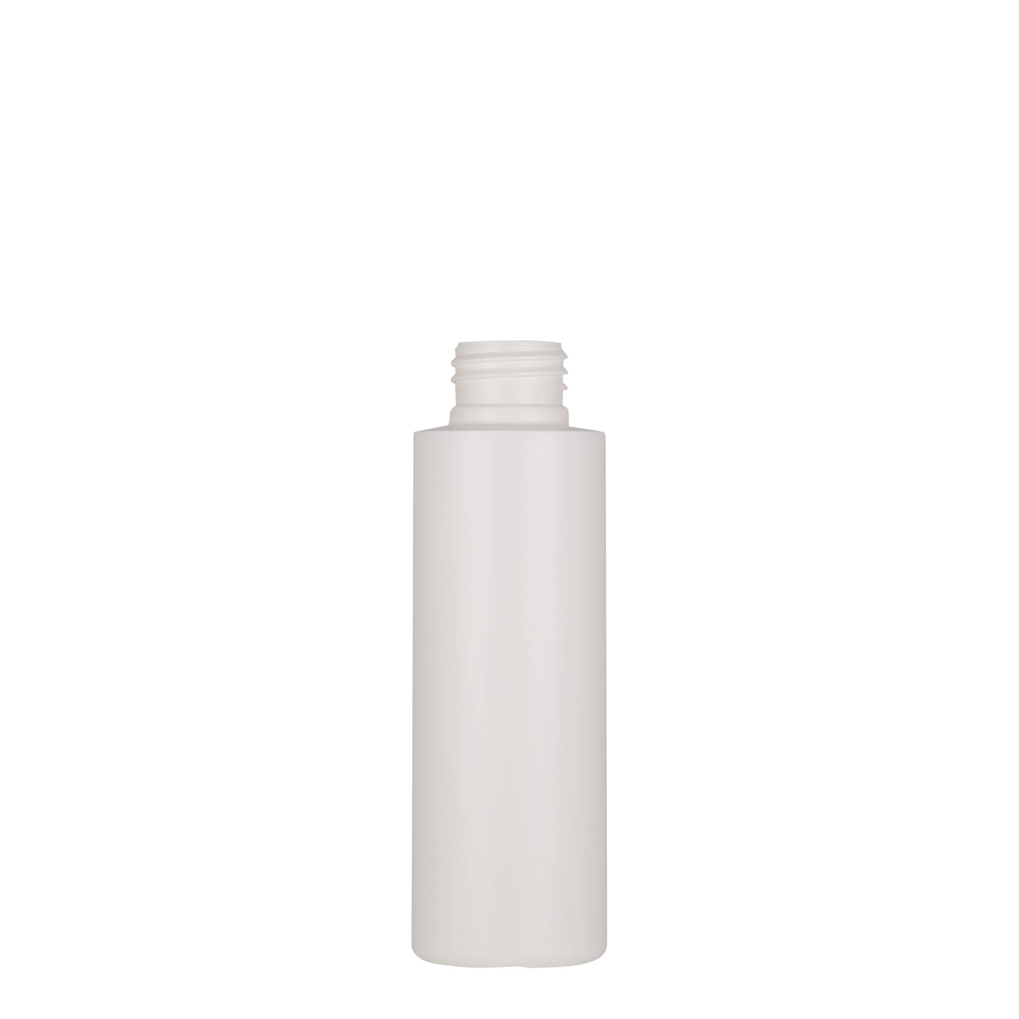 100 ml plastic bottle 'Pipe', green HDPE, white, opening: 24/410