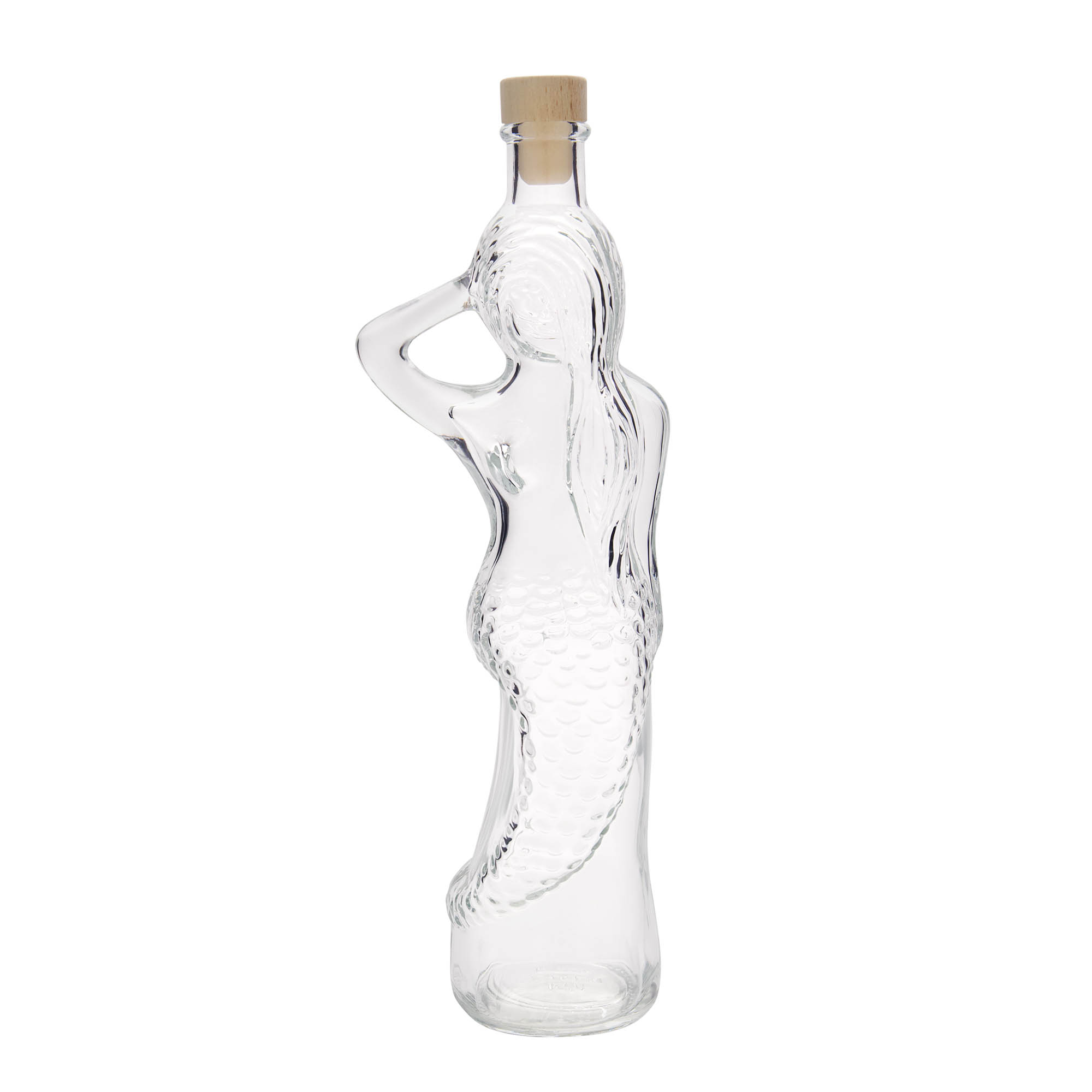 500 ml glass bottle 'Mermaid', opening: cork 500 ml glass bottle 'Mermaid', opening: cork