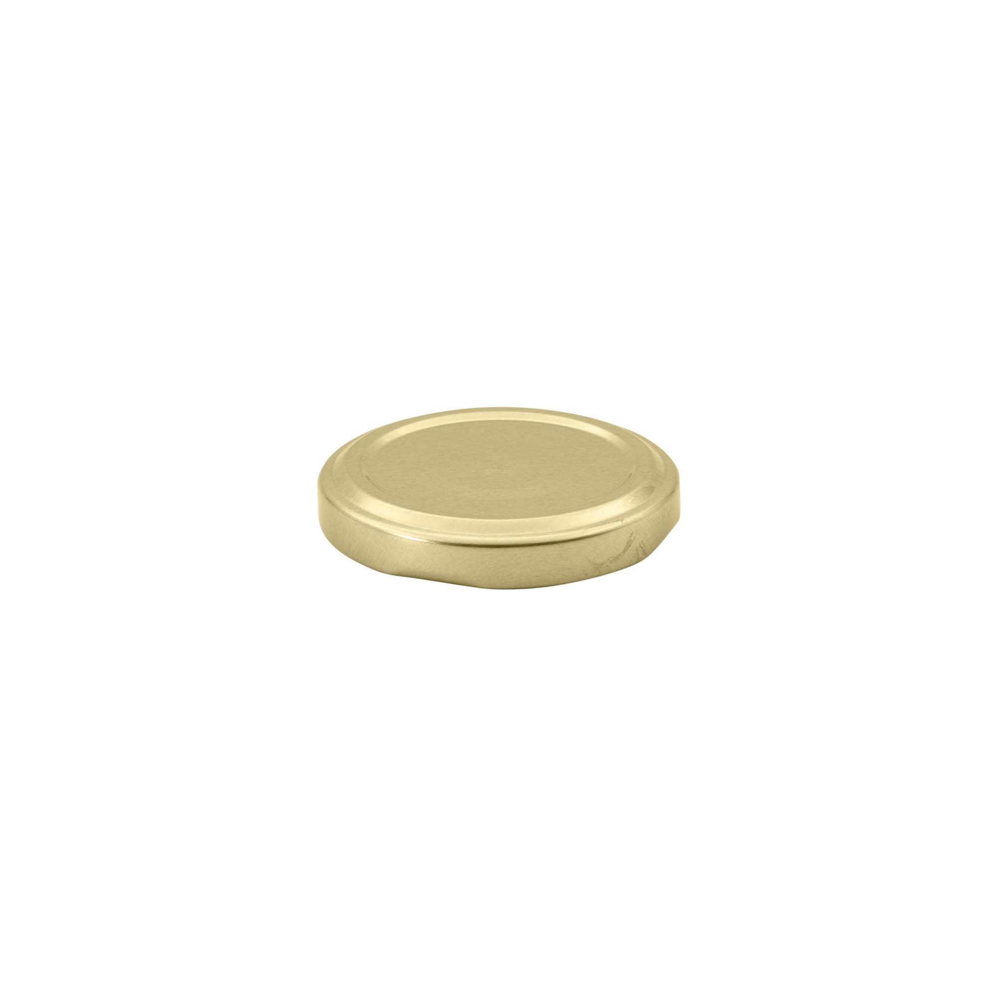 Twist-off lid, tinplate, gold, for opening: TO 53 Twist-off lid, tinplate, gold, for opening: TO 53