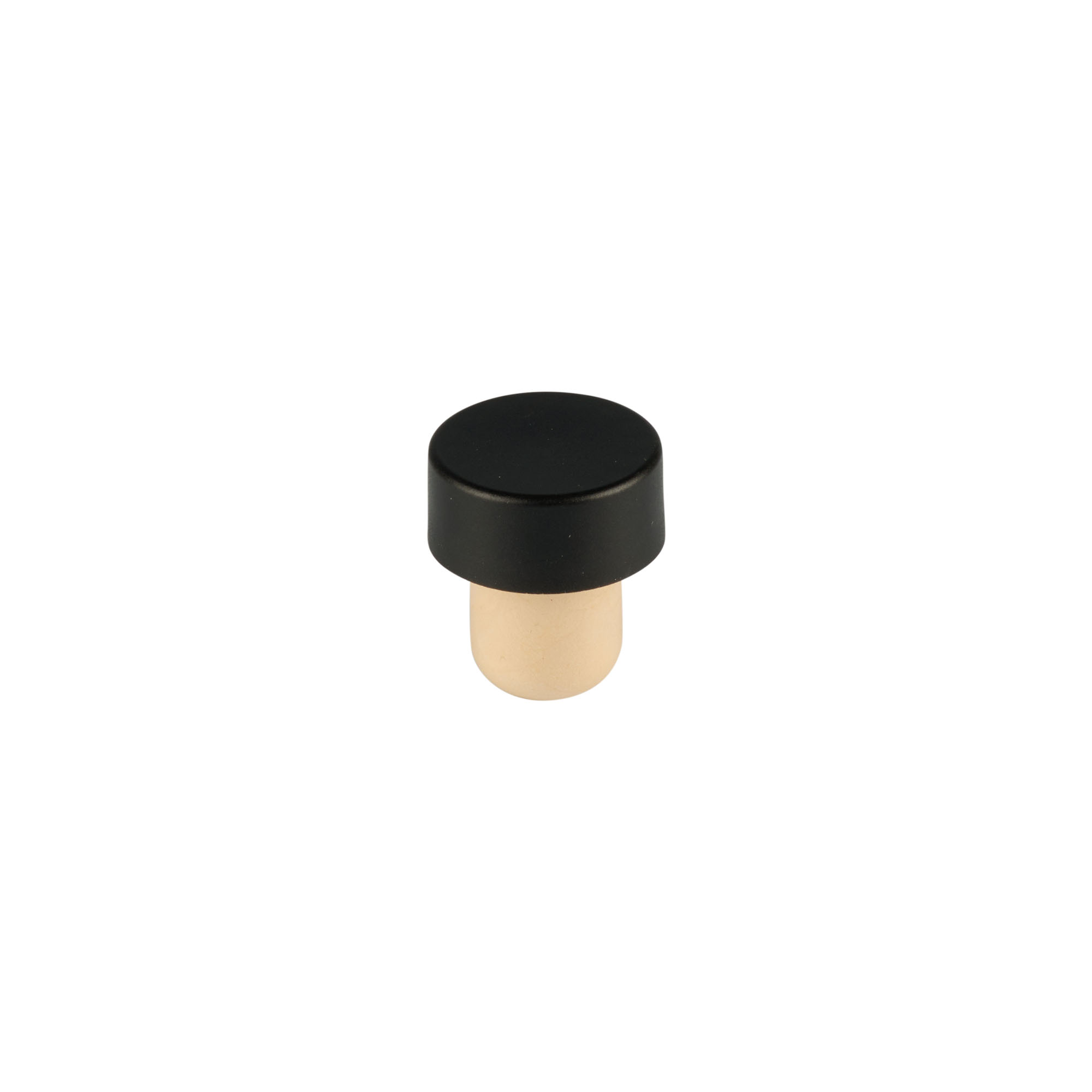 Handle cork 11 mm, wood, black, for opening: cork Handle cork 11 mm, wood, black, for opening: cork