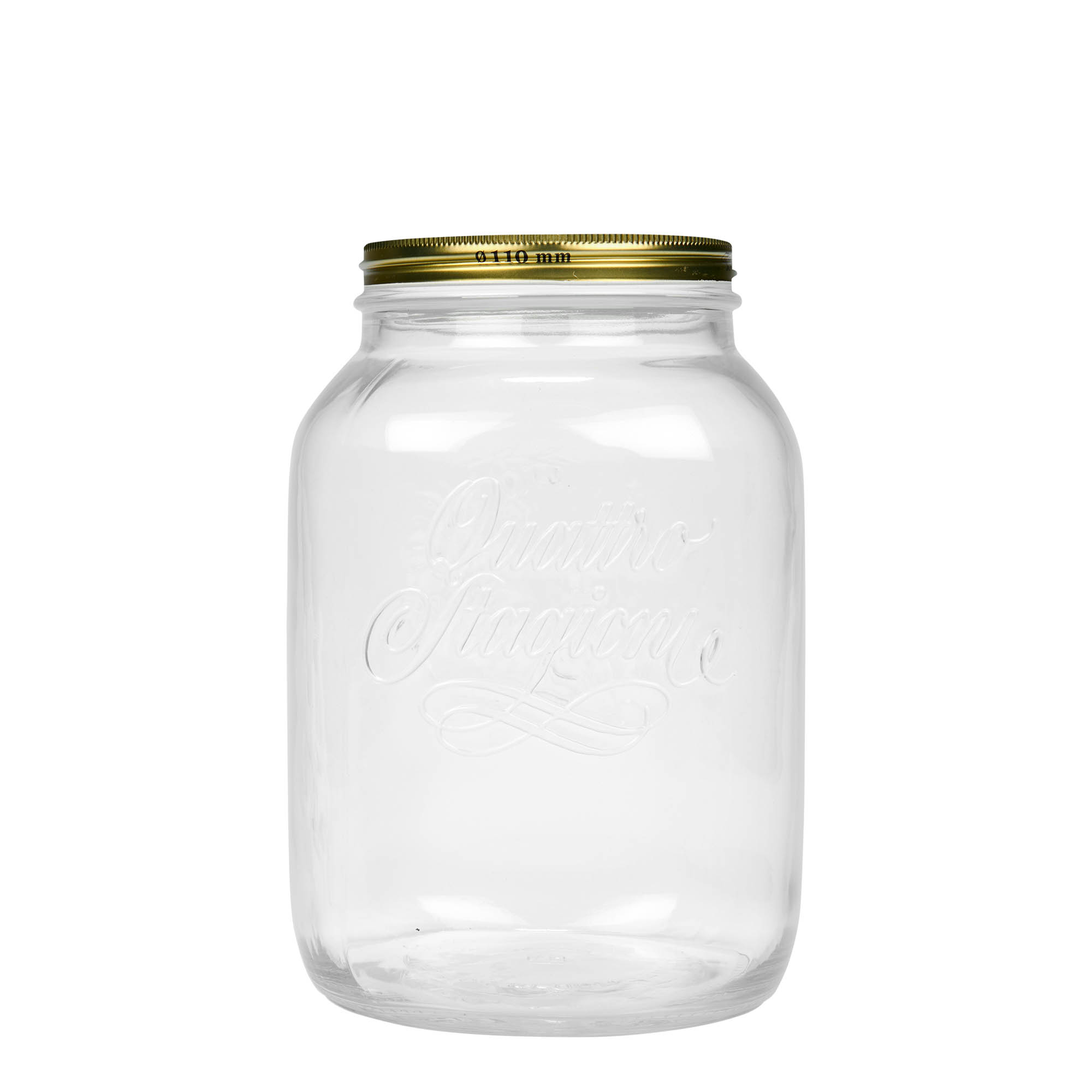 3,000 ml glass ‘Quattro Stagioni’, opening: screw cap
