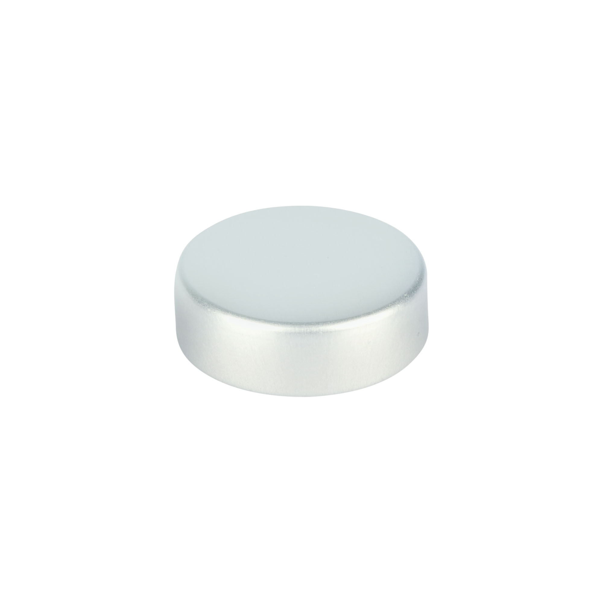 Screw cap, metal, silver, for opening: GPI 33/400