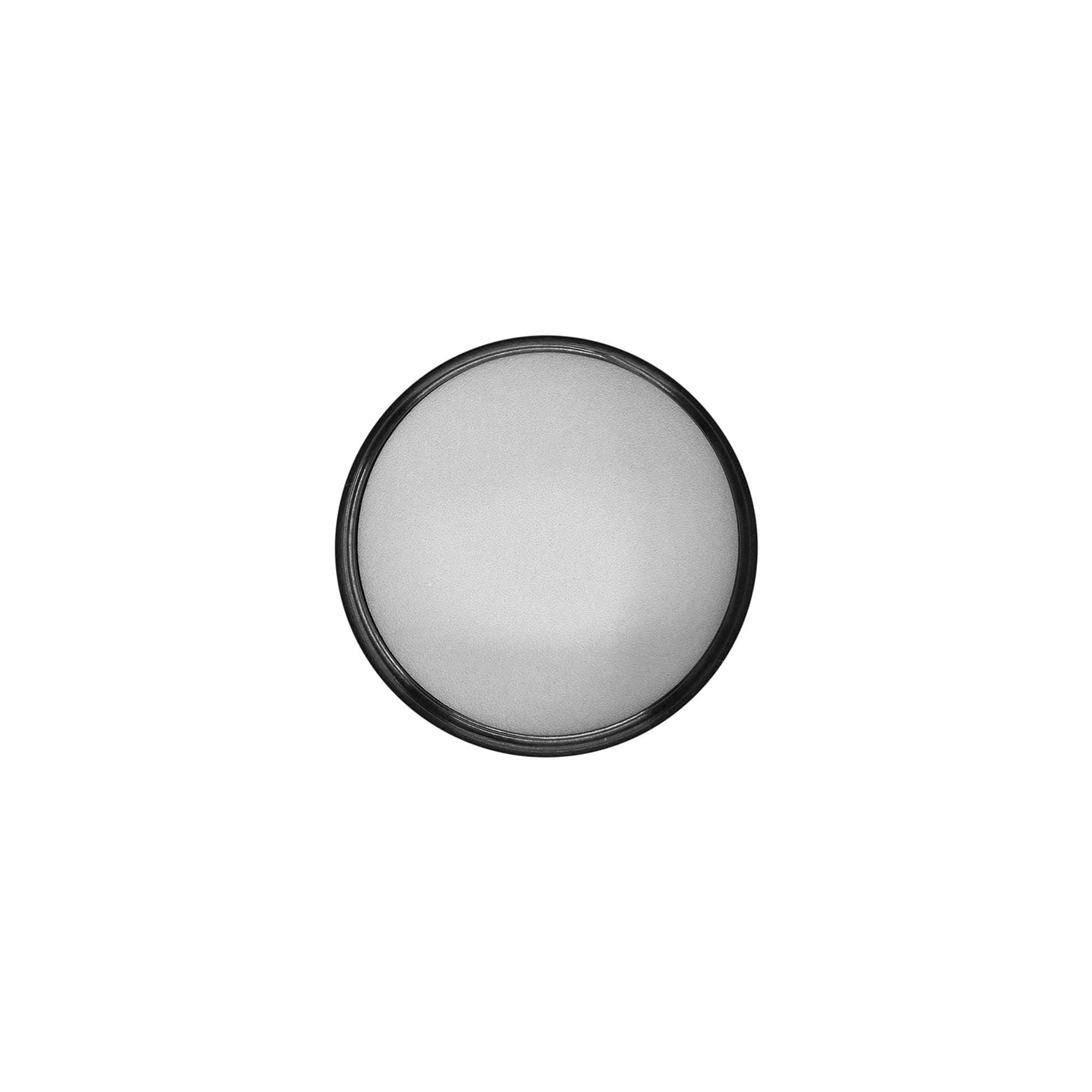 Screw cap for 120 ml 'Brown Line', HPM plastic, black Screw cap for 120 ml 'Brown Line', HPM plastic, black