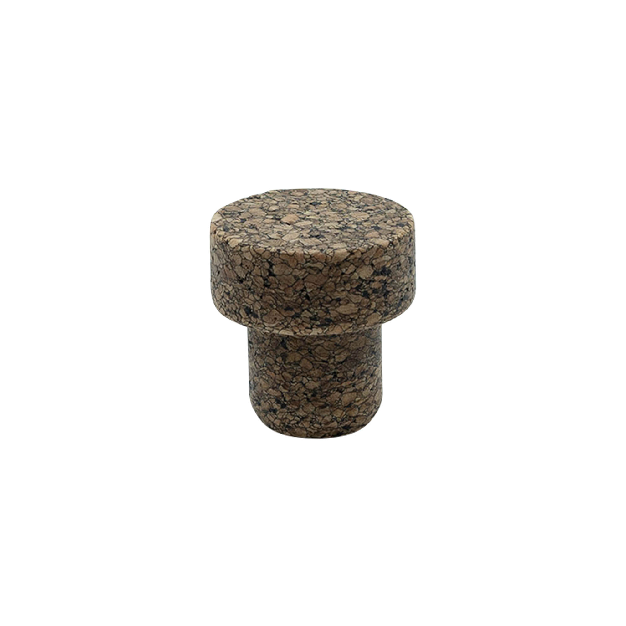 Handle cork ‘Sharp’ 22.5 mm, Corkcoal, for opening: cork