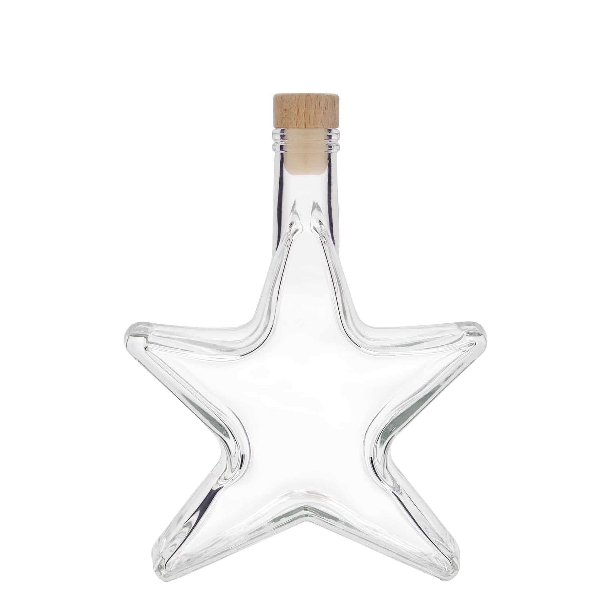 350 ml glass bottle 'Star', opening: cork