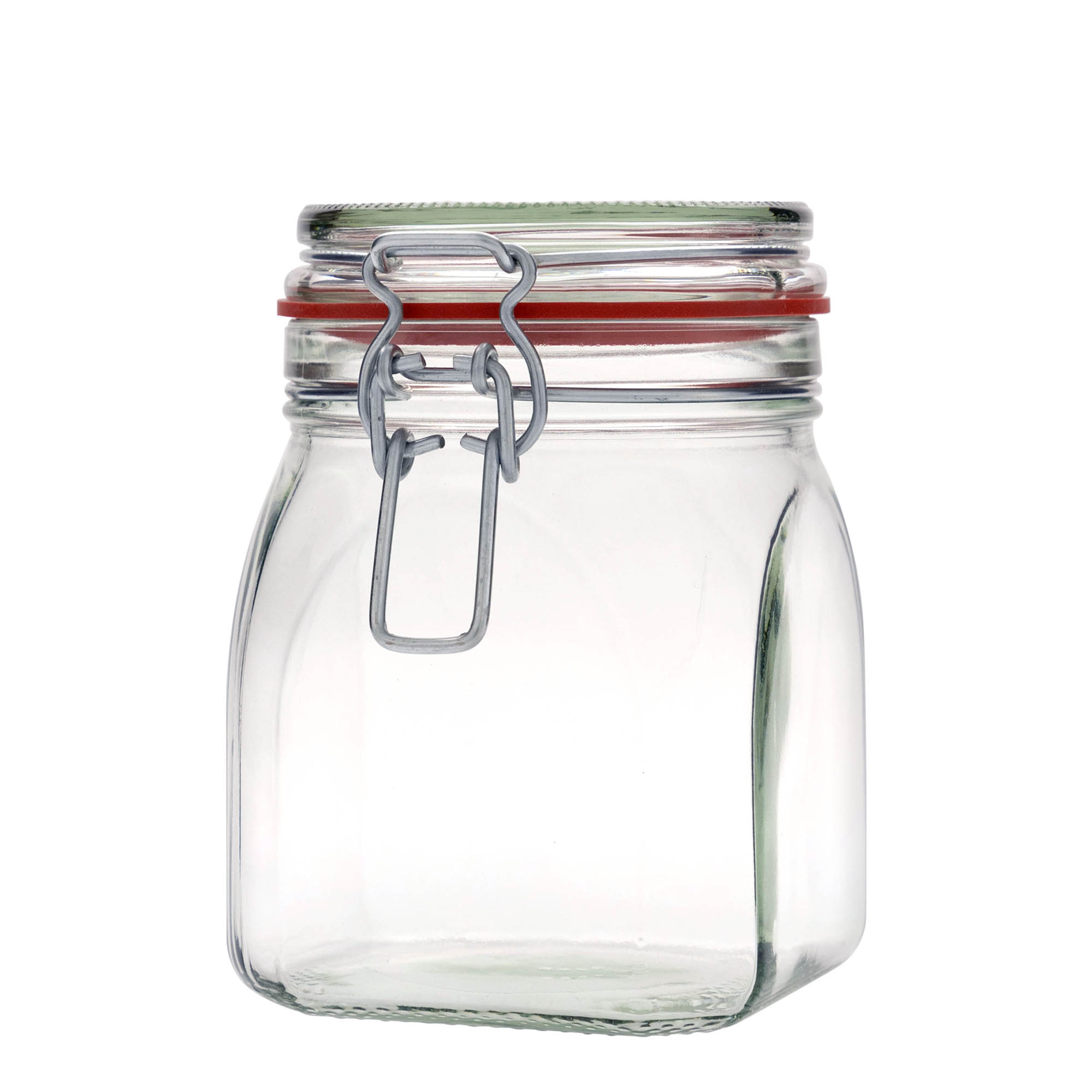 900 ml wire bail jar, square, opening: wire bail closure 900 ml wire bail jar, square, opening: wire bail closure