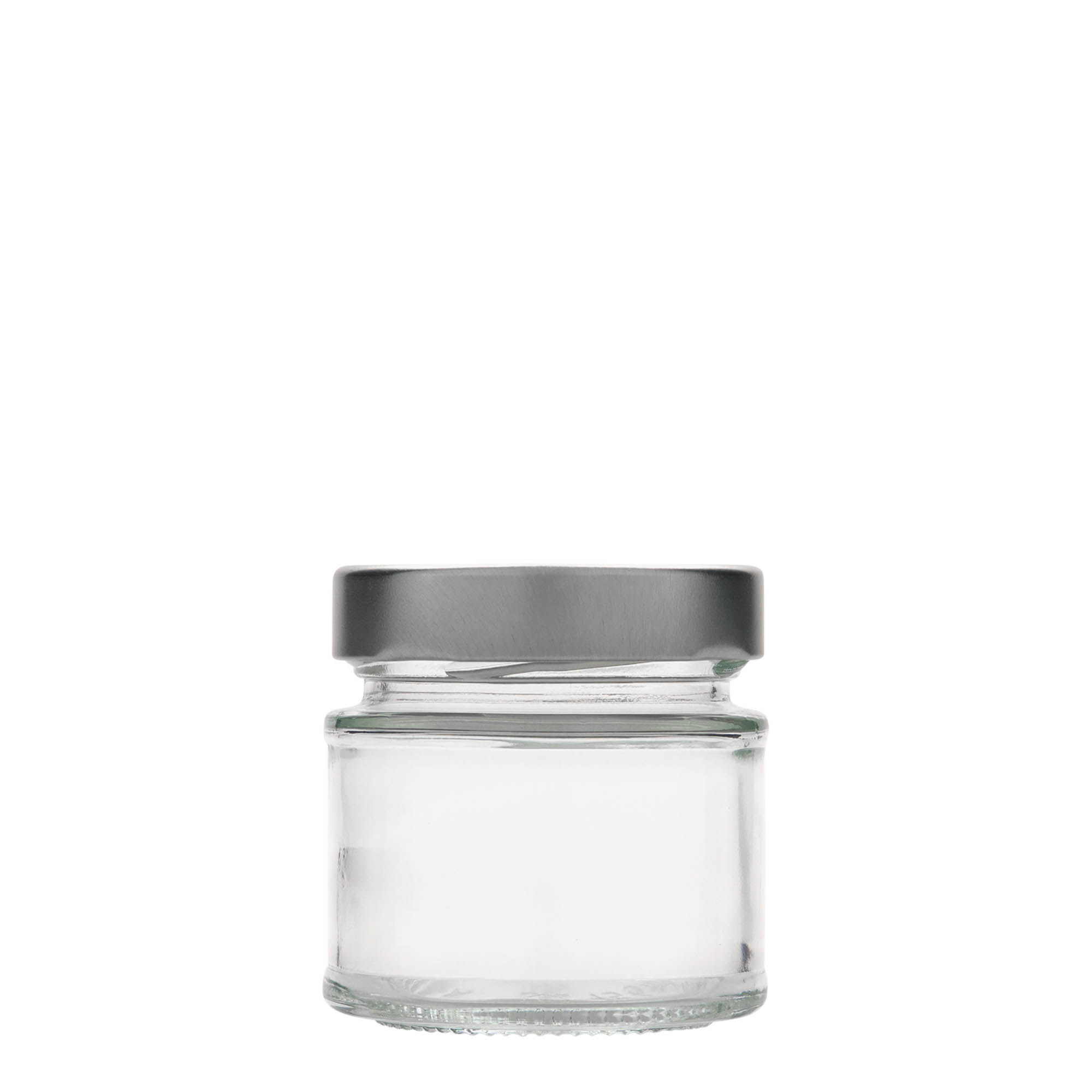 156 ml round glass ‘Enjoy’, opening: Deep-Twist-off (DTO 63)
