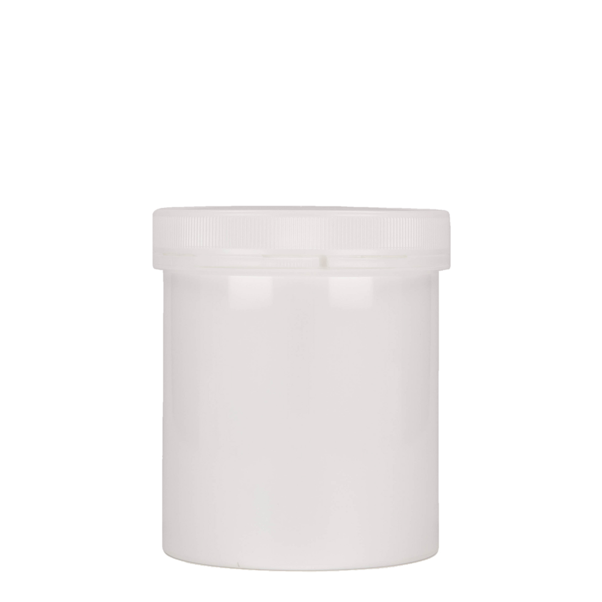 500 ml plastic container 'Securilock', PP, white, opening: screw cap 500 ml plastic container 'Securilock', PP, white, opening: screw cap
