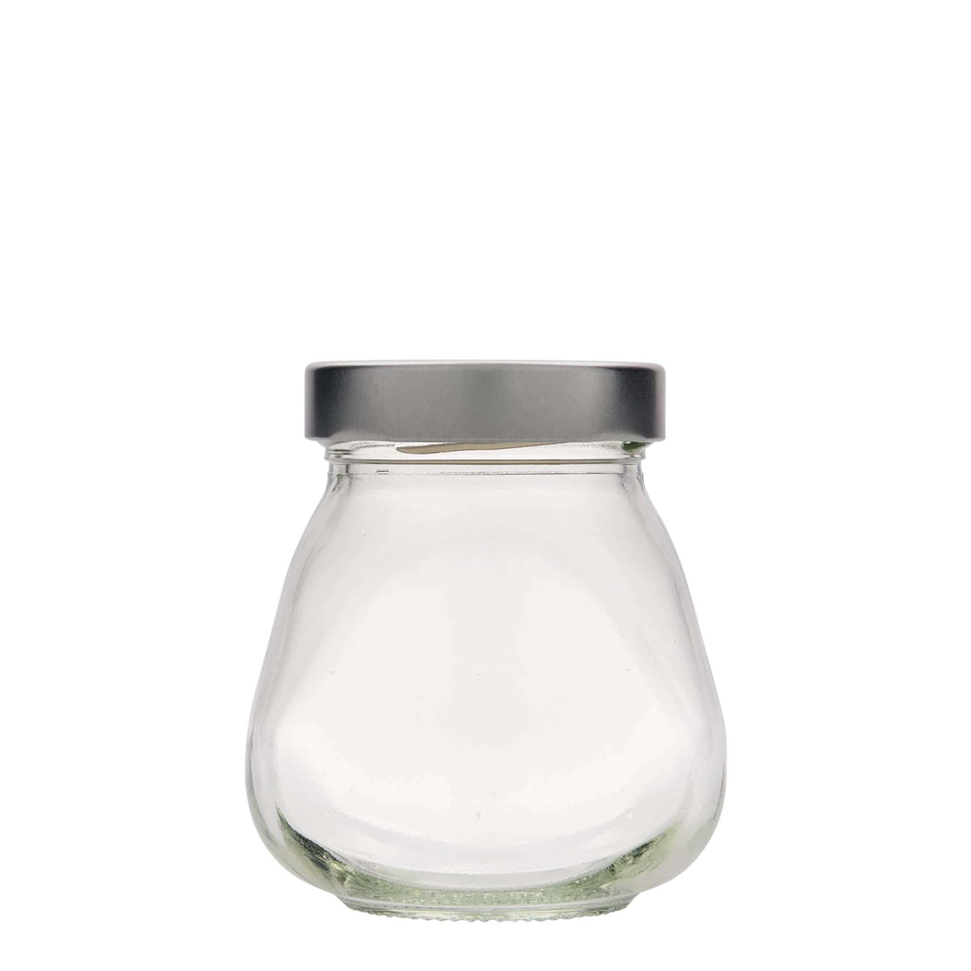300 ml bulbous round jar, oval, closure: deep twist off (DTO 63)