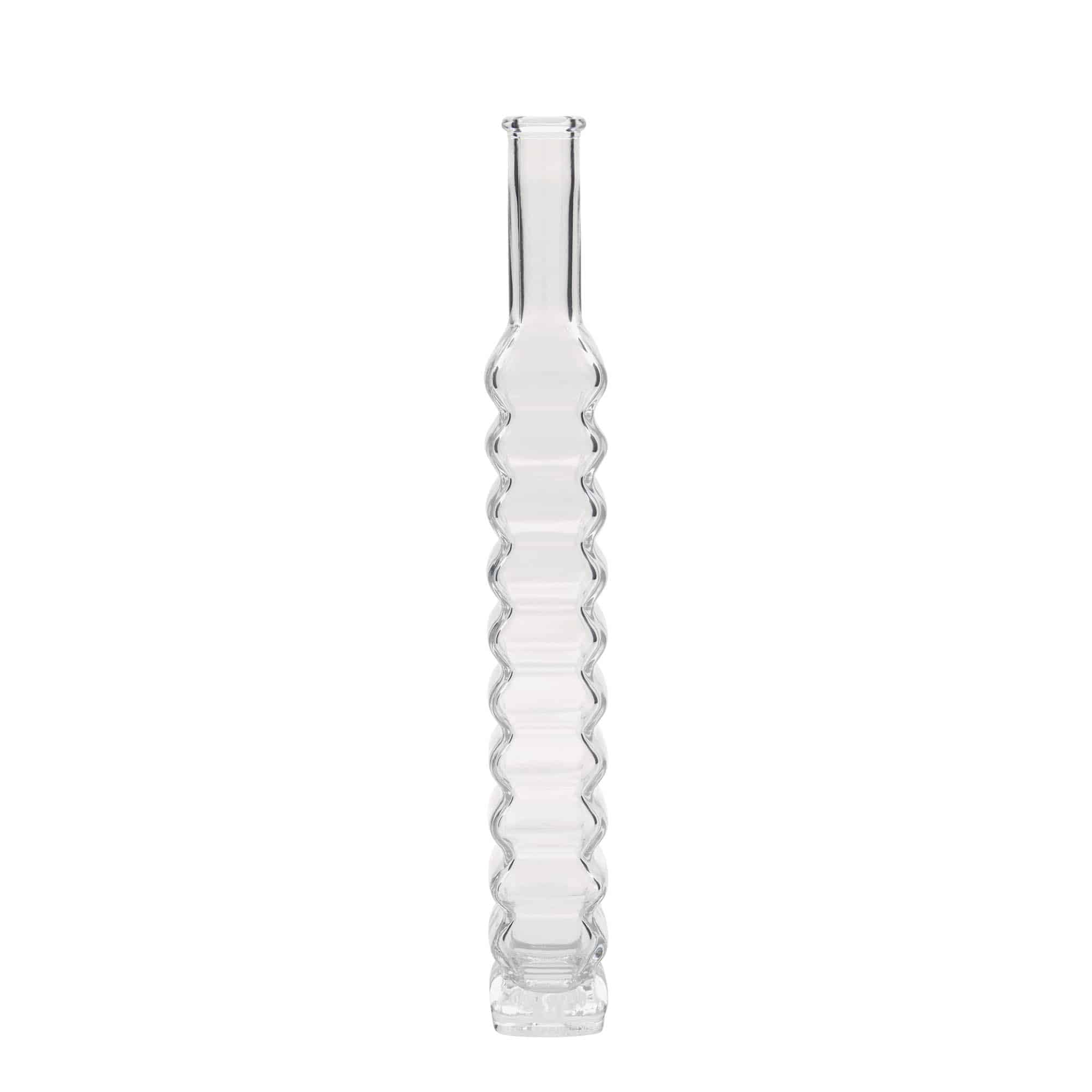 200 ml glass bottle 'Roma, square, opening: cork'