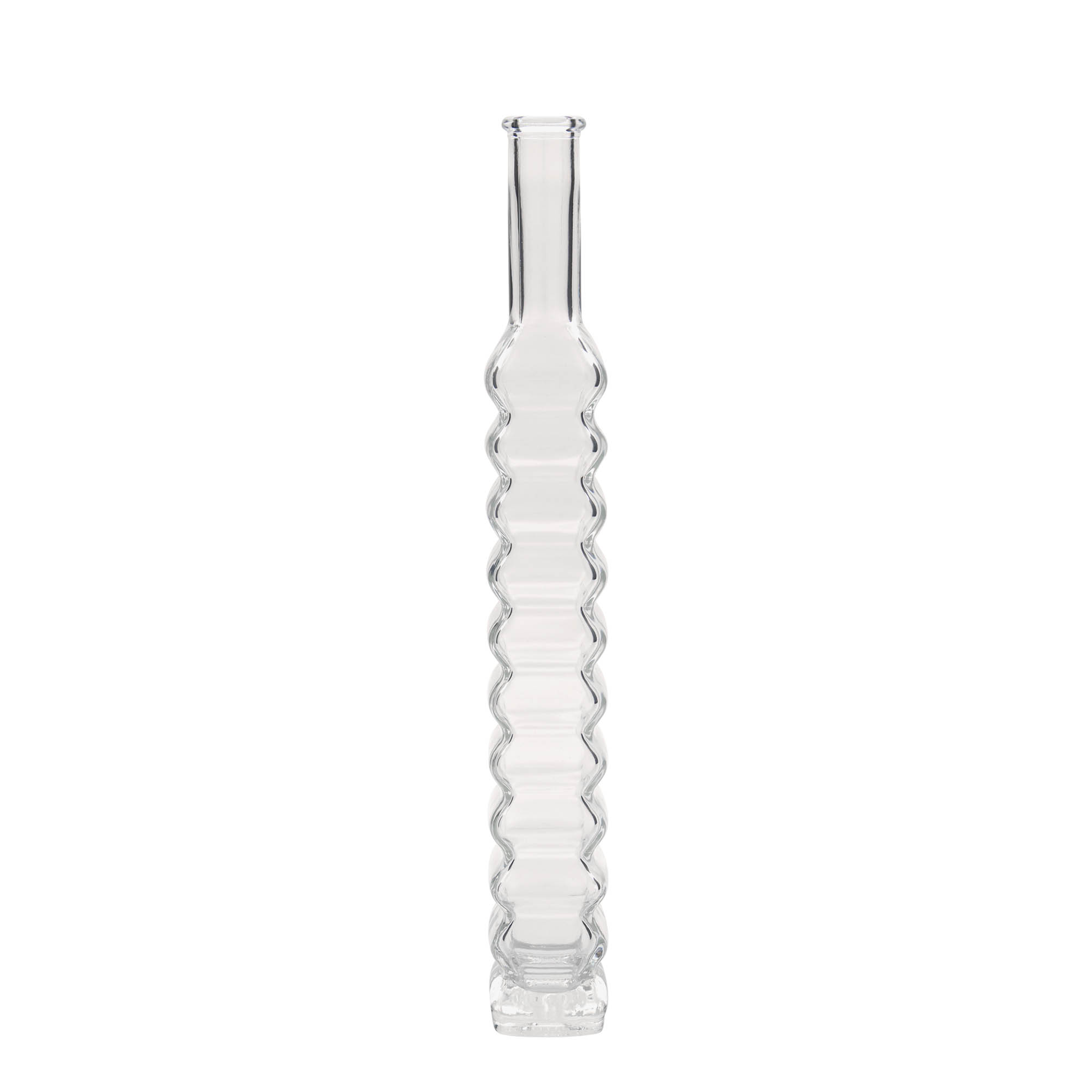 200 ml glass bottle 'Roma, square, opening: cork' 200 ml glass bottle 'Roma, square, opening: cork'