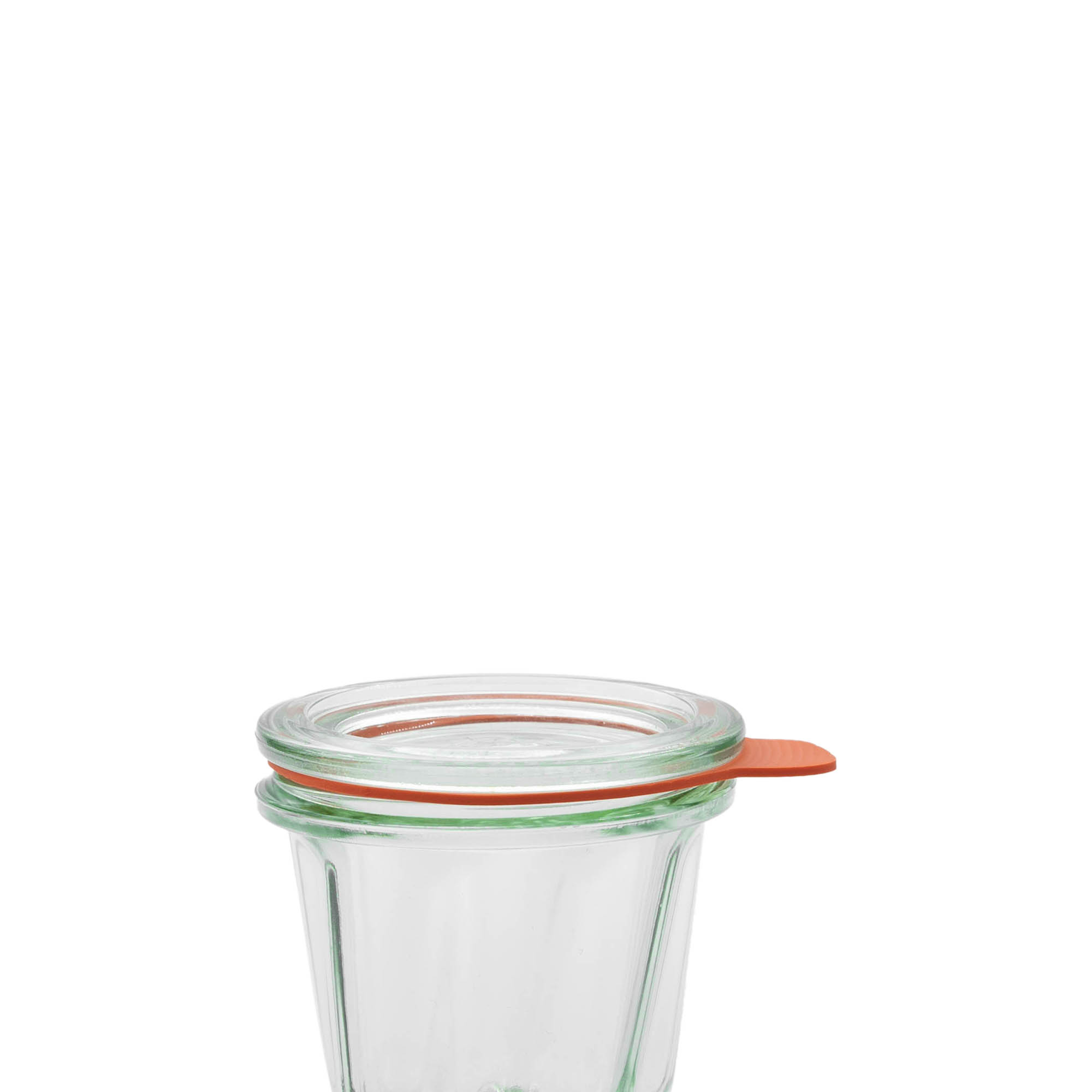 WECK preserving ring RR60, red, opening: round rim