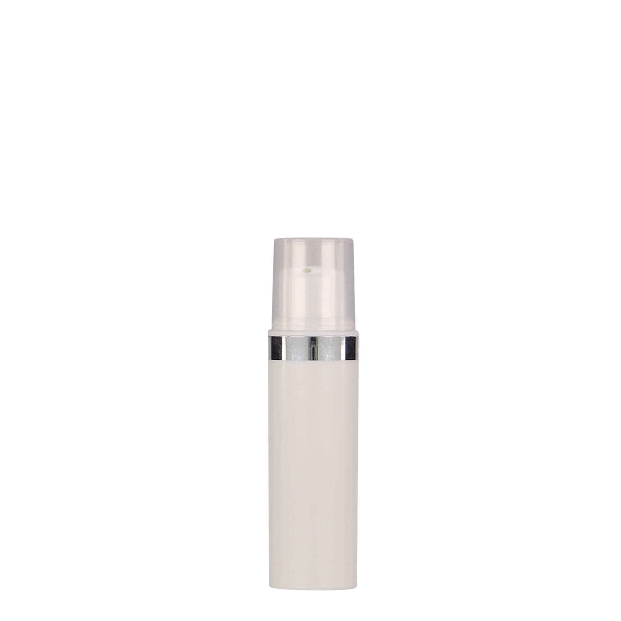 10 ml Airless Dispenser 'Nano', white PP plastic 10 ml Airless Dispenser 'Nano', white PP plastic